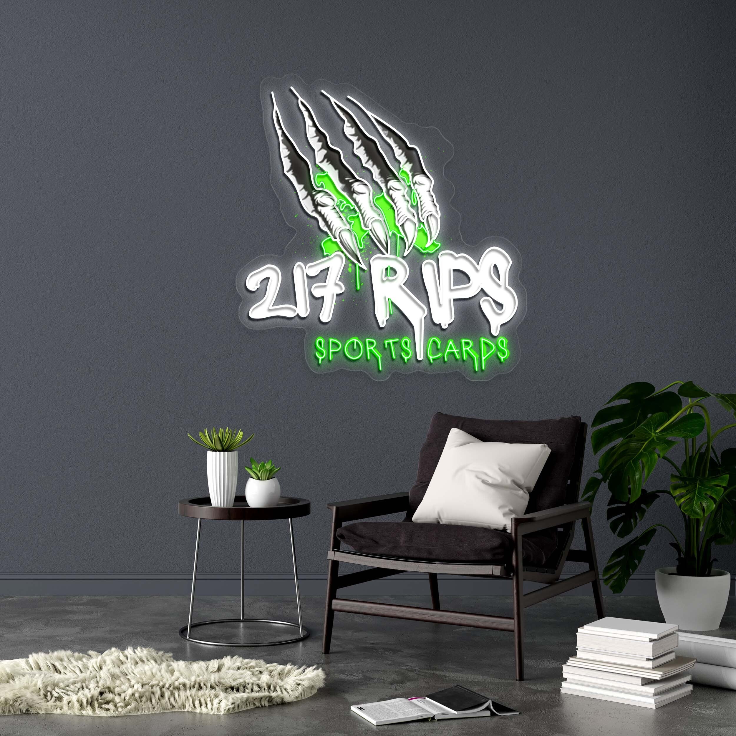 217 RIPS - Premium Neon Artwork