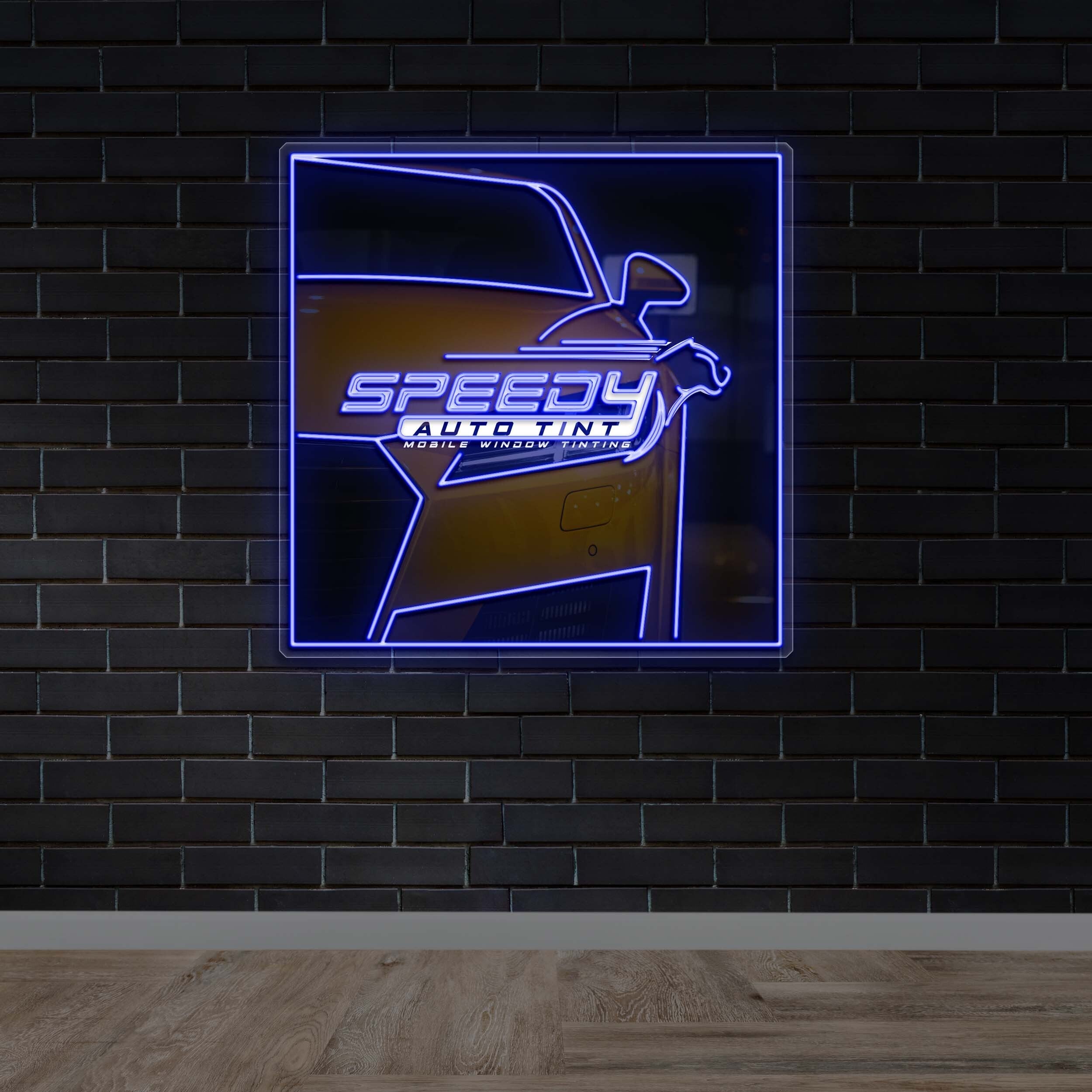 SPEEDY AUTO TINT - Premium Neon Artwork