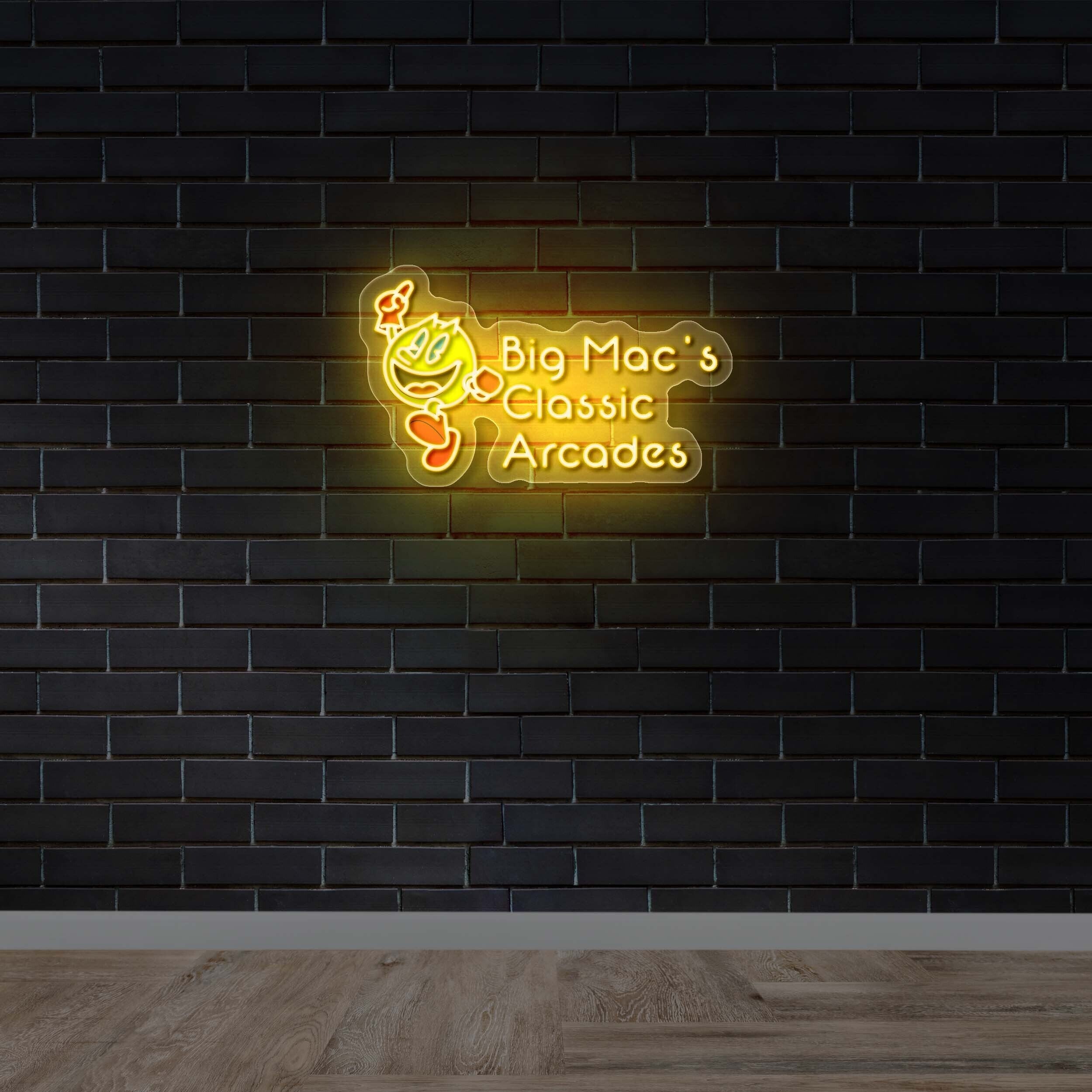 Big Mac's Classic Arcades - Premium Neon Artwork