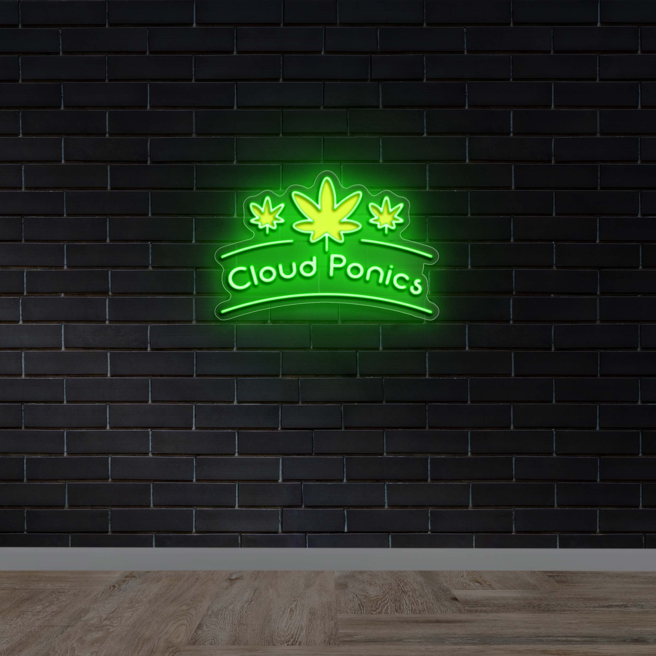 Cloud Ponics - Premium Neon Artwork