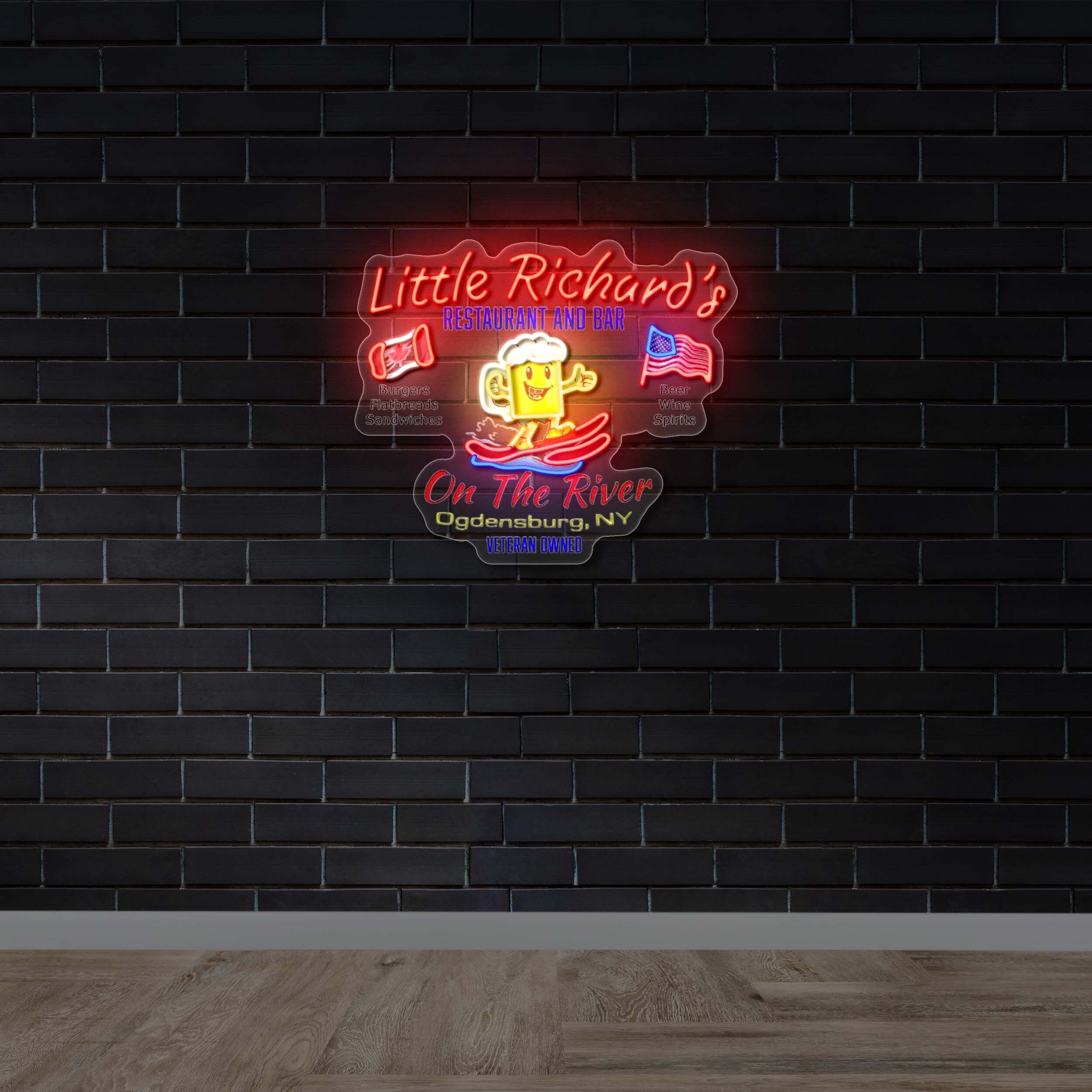 Little Richards Restaurant And Bar On The River – Premium Neon Artwork