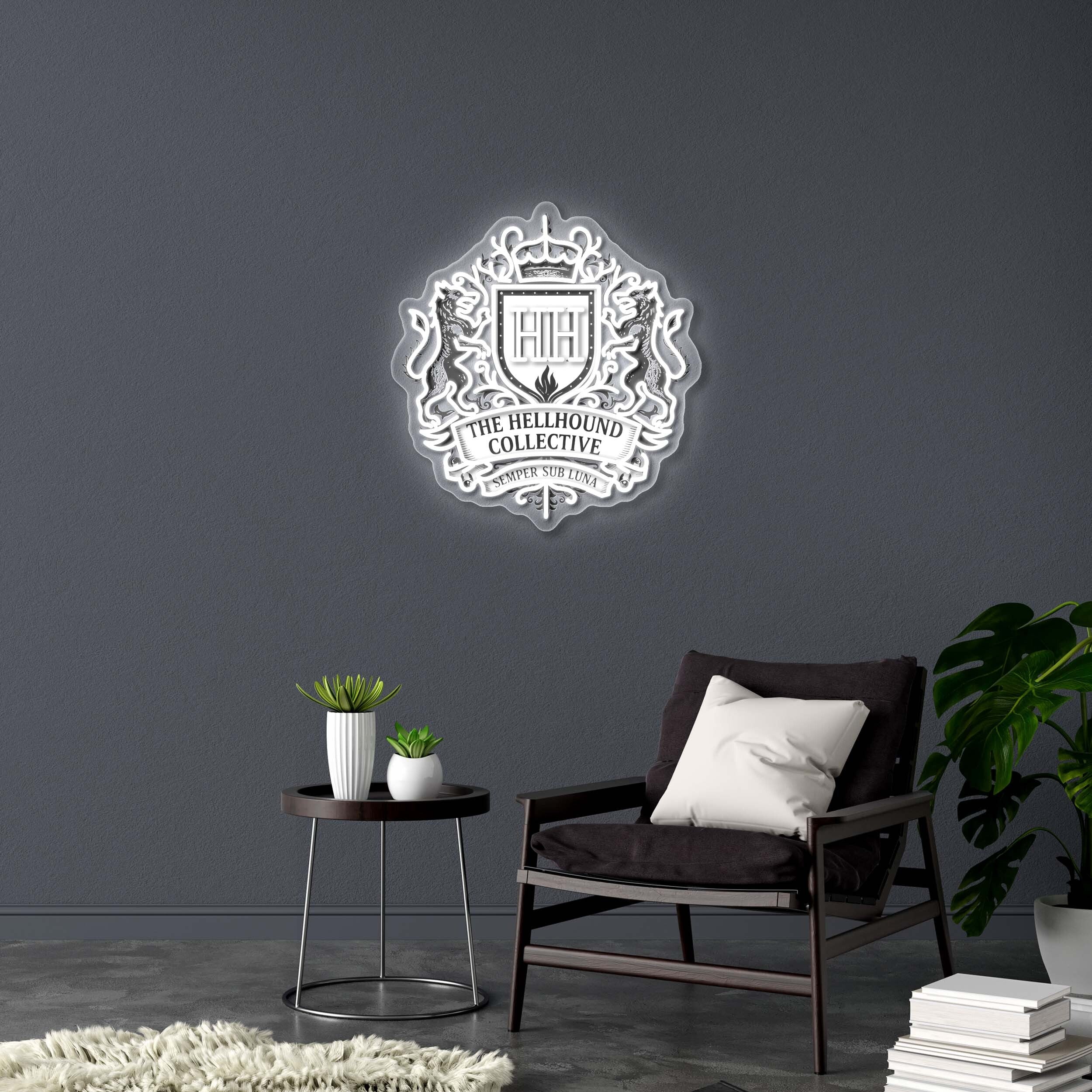 The Hellhound Collective - Premium Neon Artwork