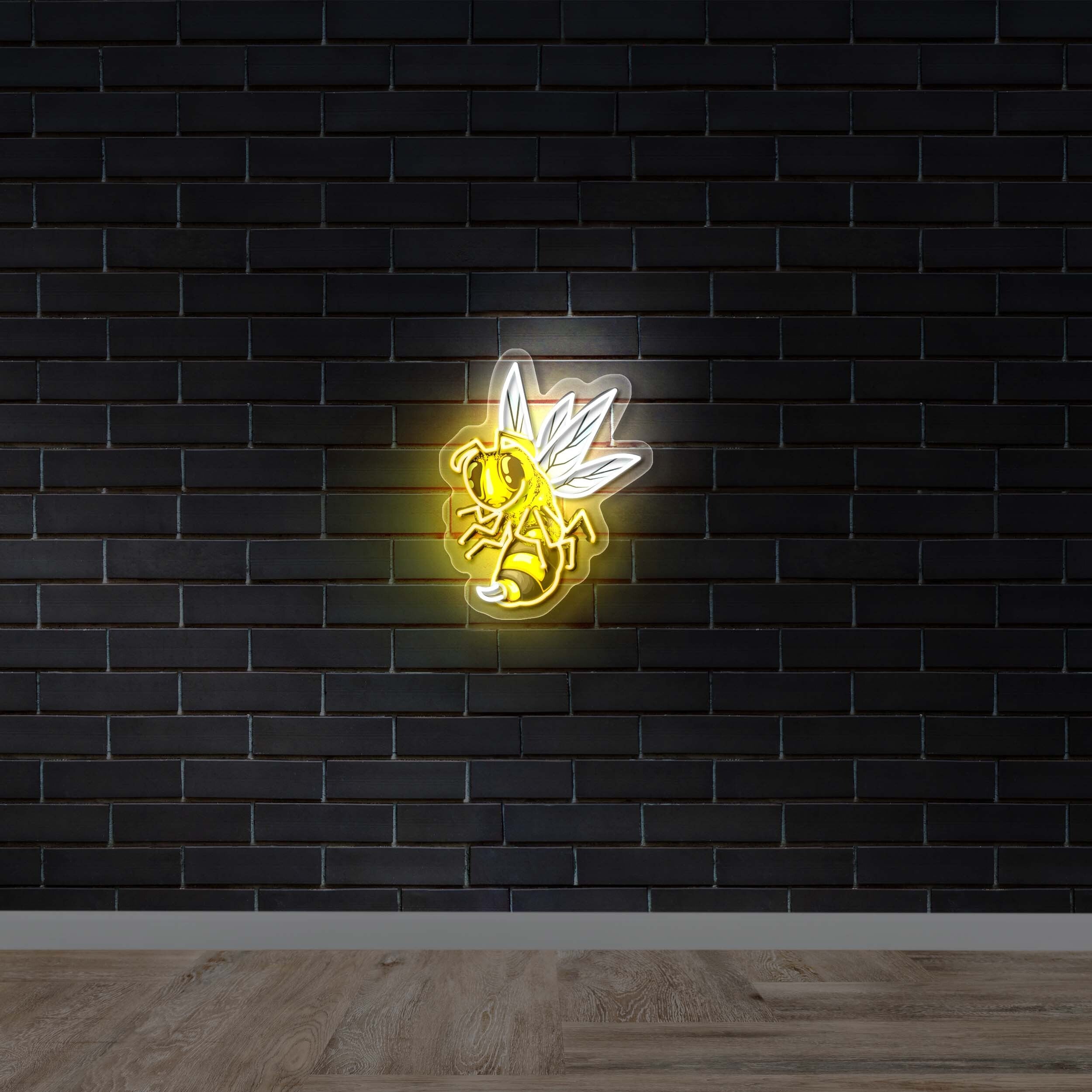Bee Logo - Premium Neon Artwork