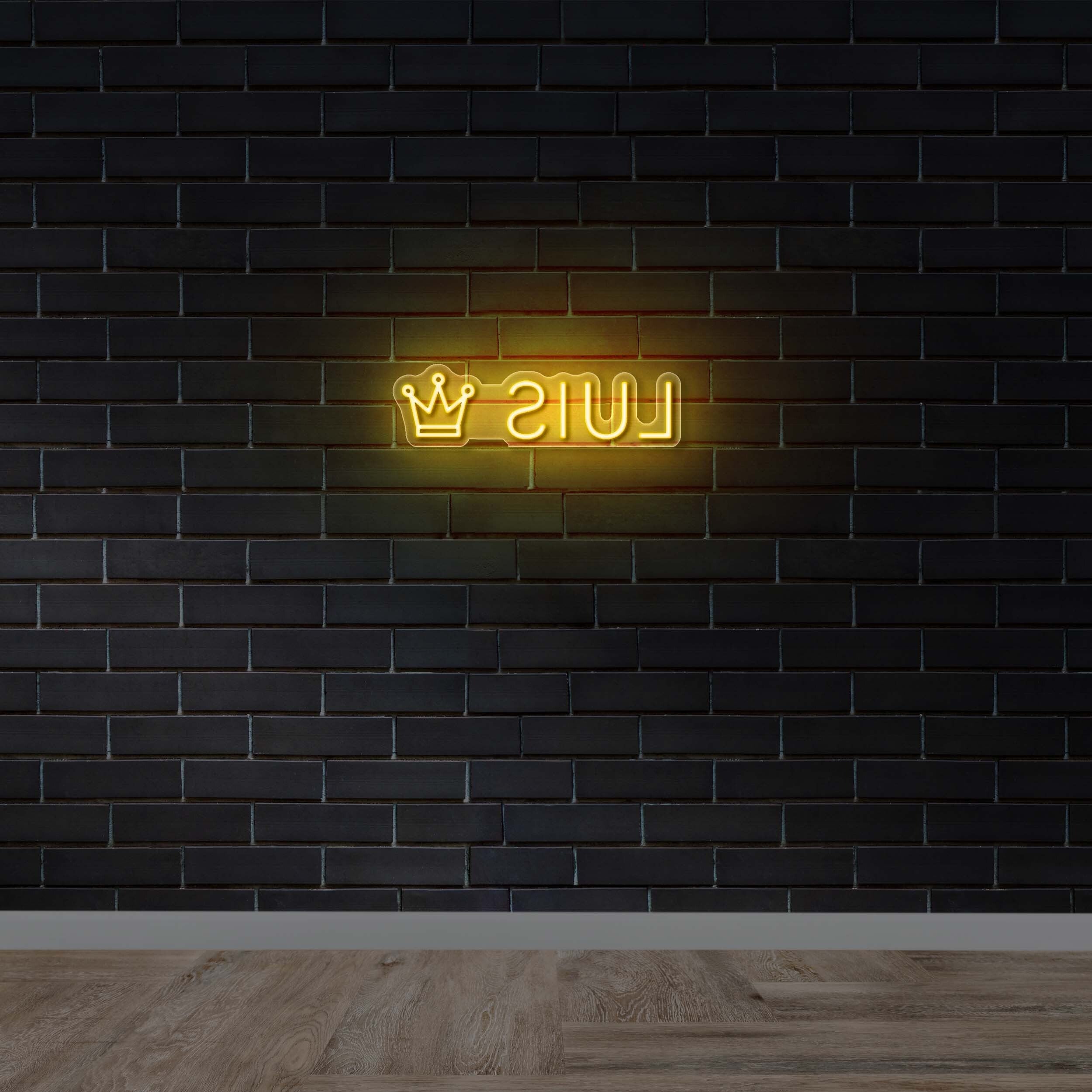 LUIS | Mirrored version - Premium Neon Artwork