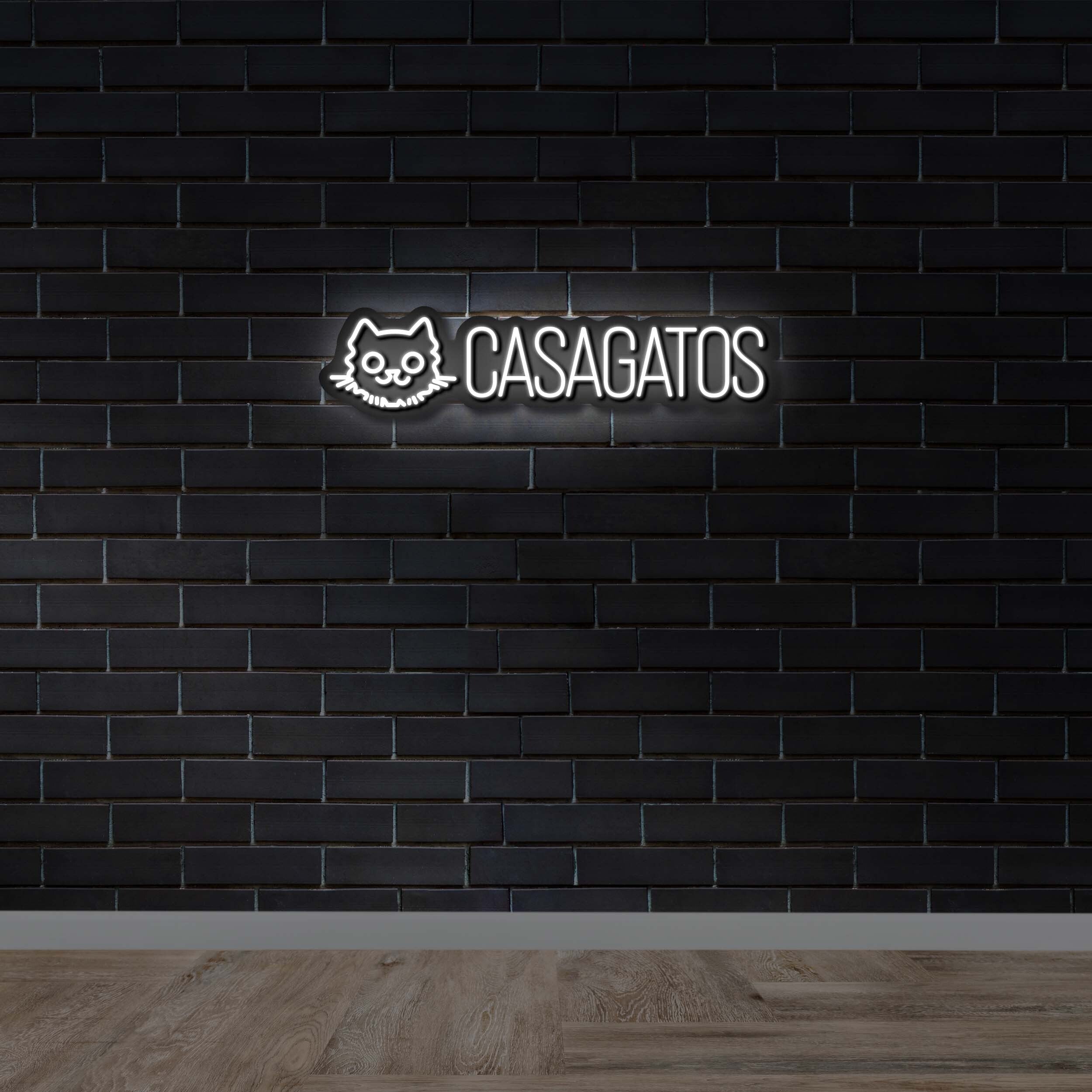 CASAGATOS - Premium Neon Artwork
