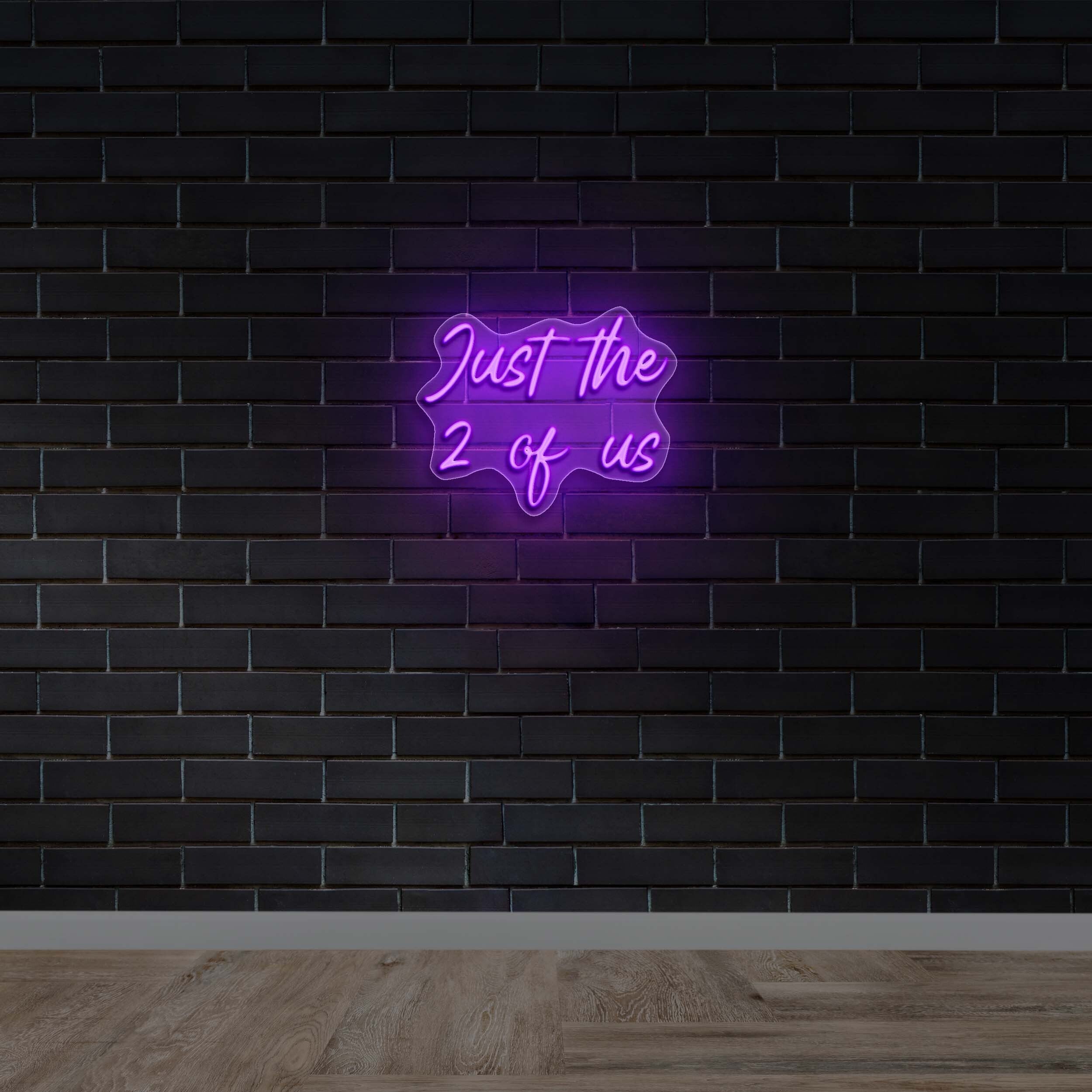 Just the 2 of Us - Premium Neon Artwork