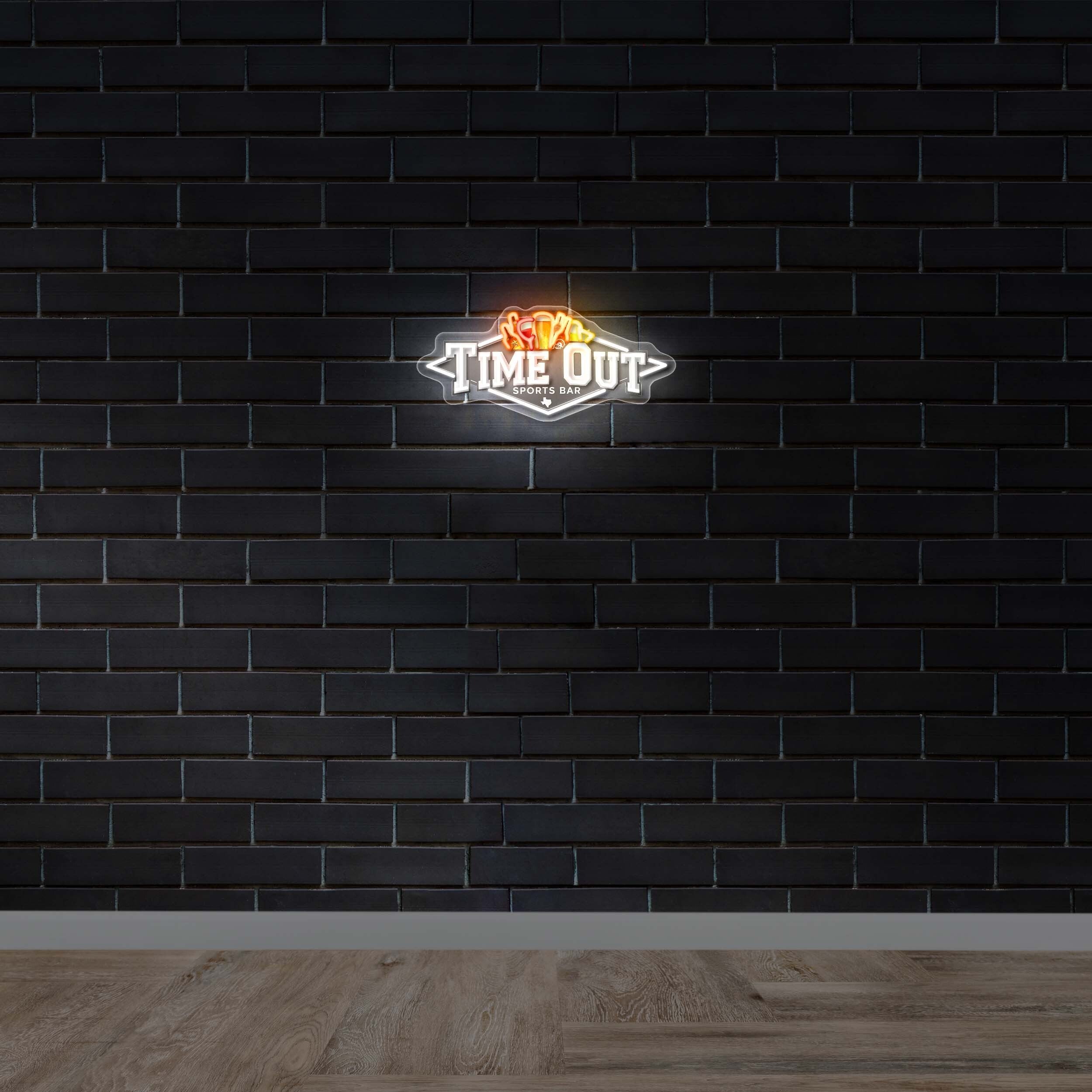 TIME OUT - Premium Neon Artwork