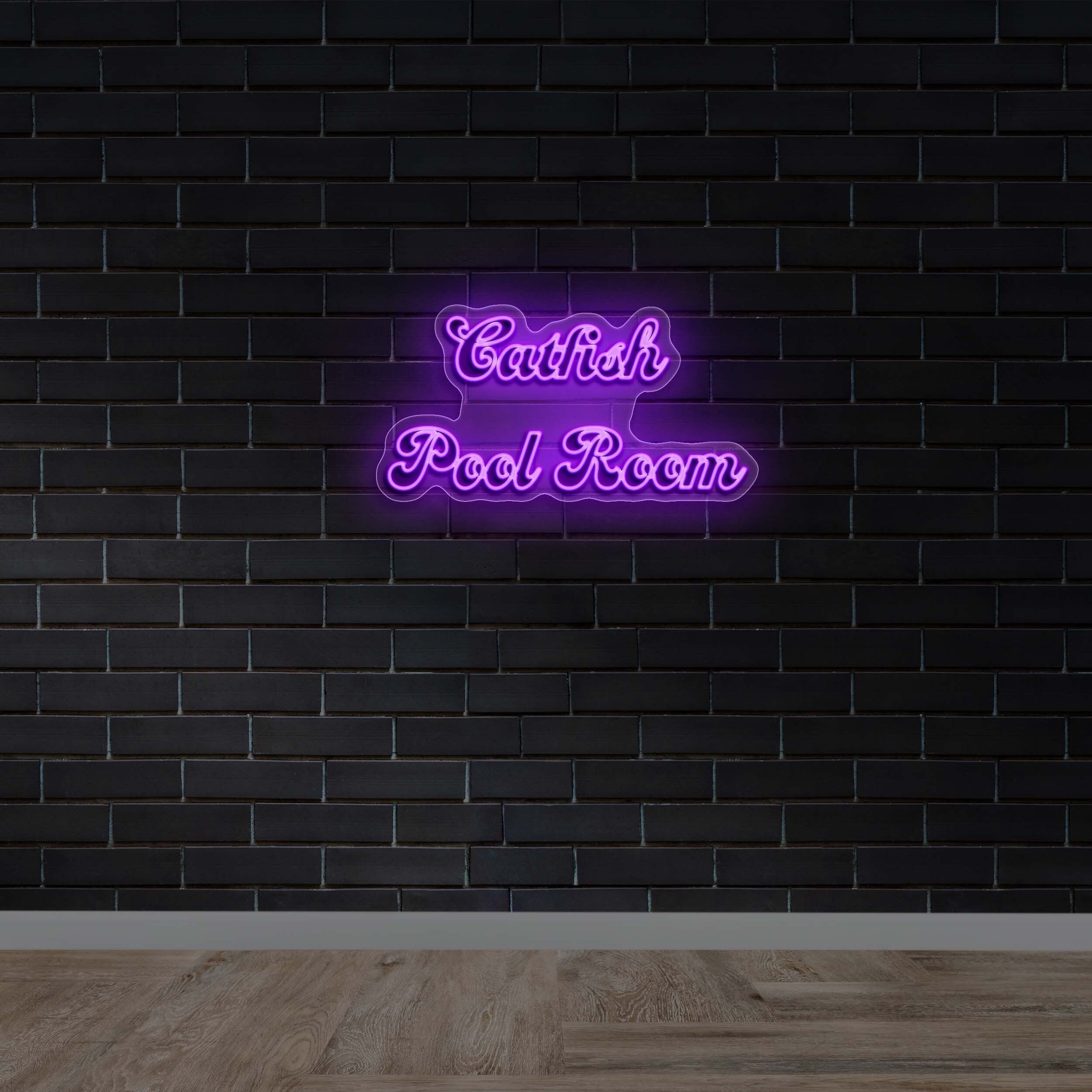 Catfish Pool Room - Premium Neon Artwork