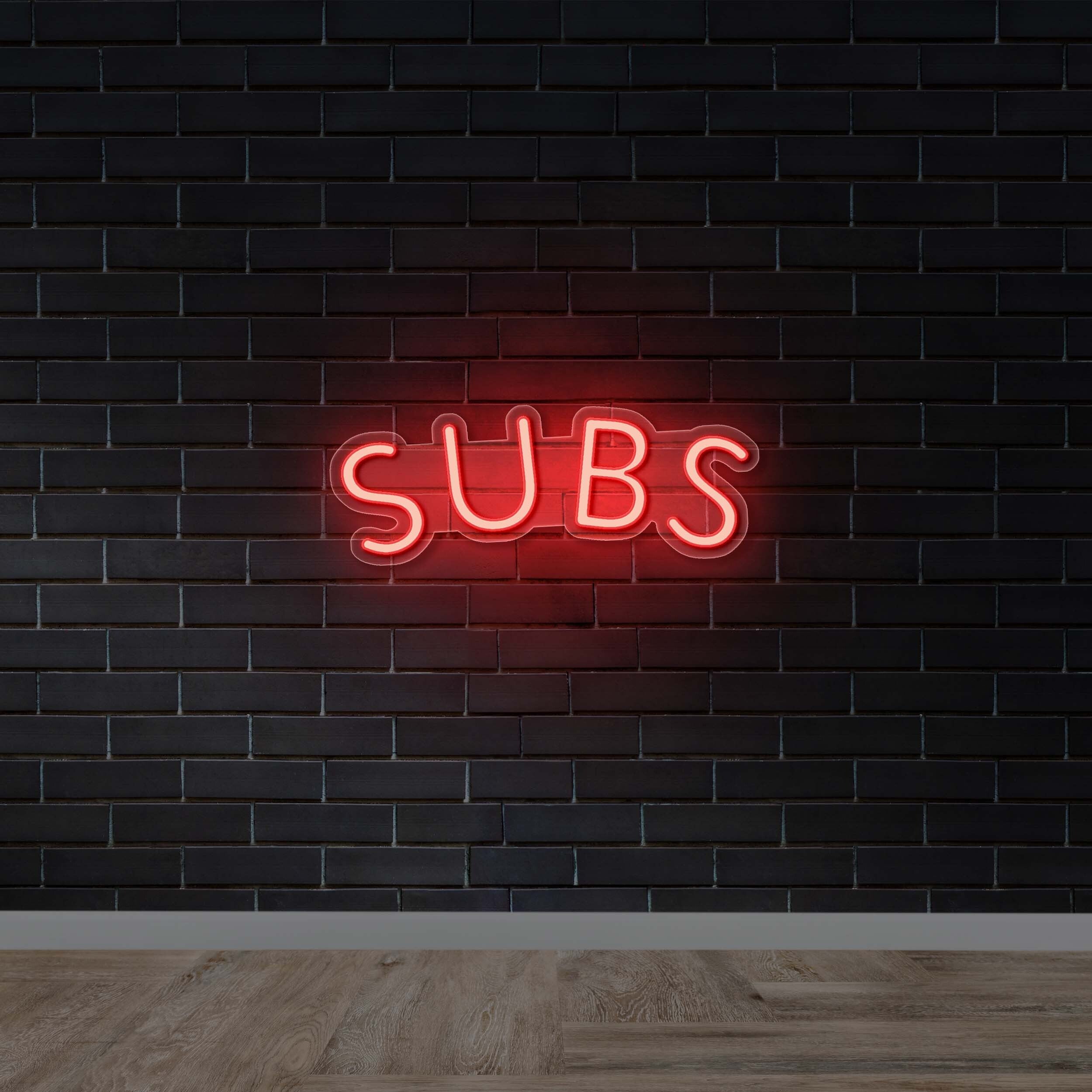 Subs - Premium Neon Artwork