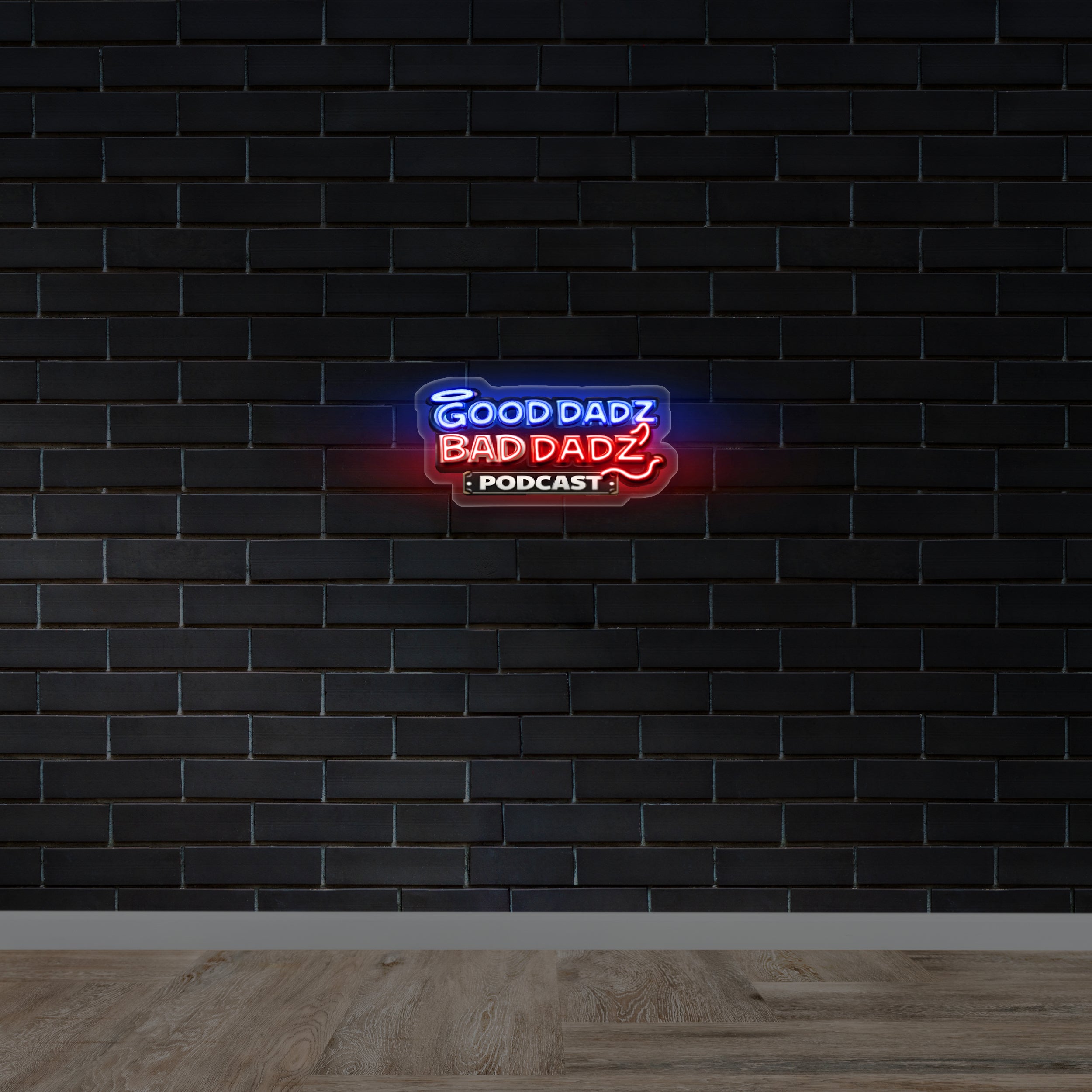 Good Dadz Bad Dadz - Premium Neon Artwork