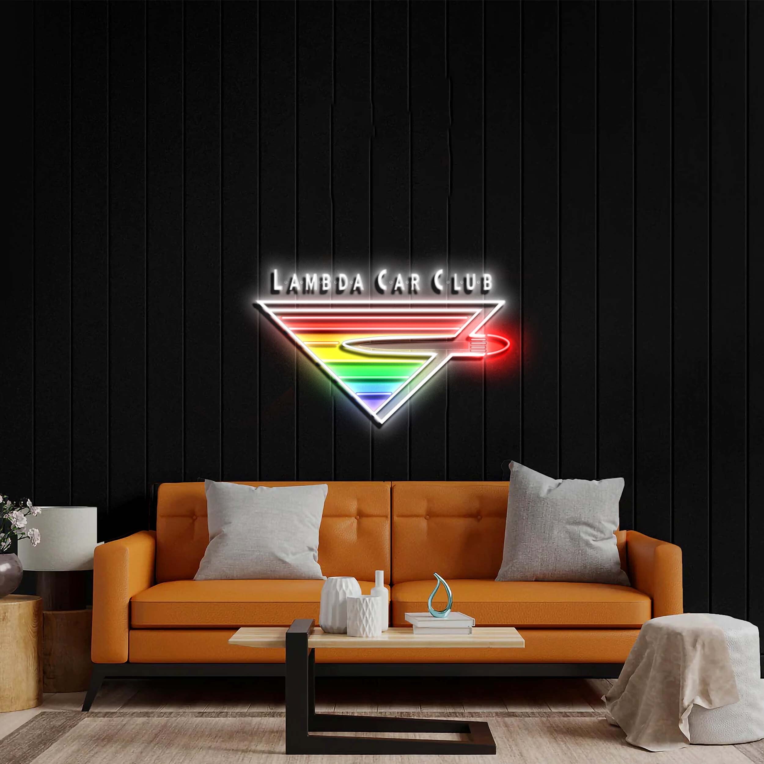 Lambda Car Club - Premium Neon Artwork