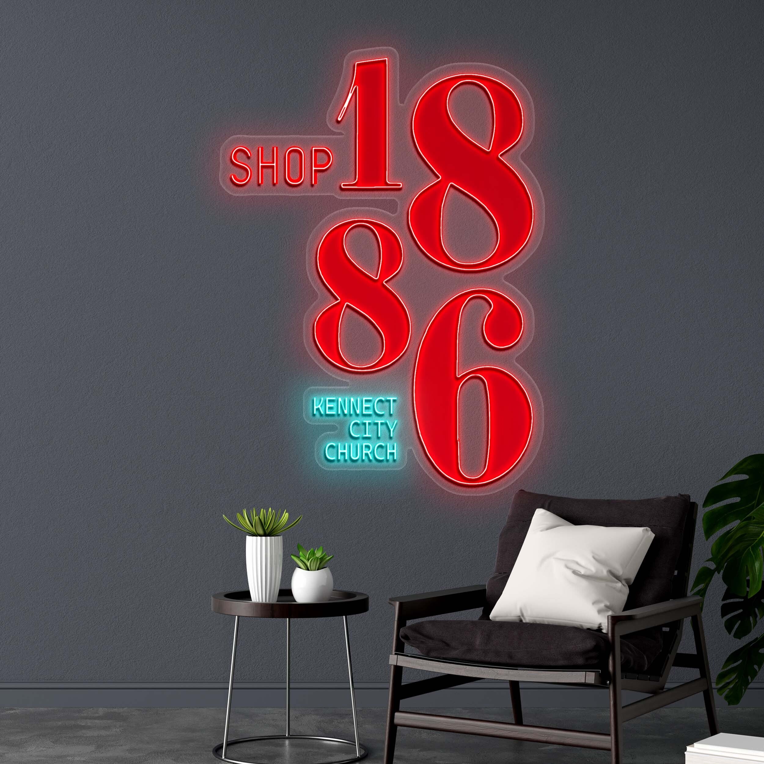 SHOP 1886 - Premium Neon Artwork