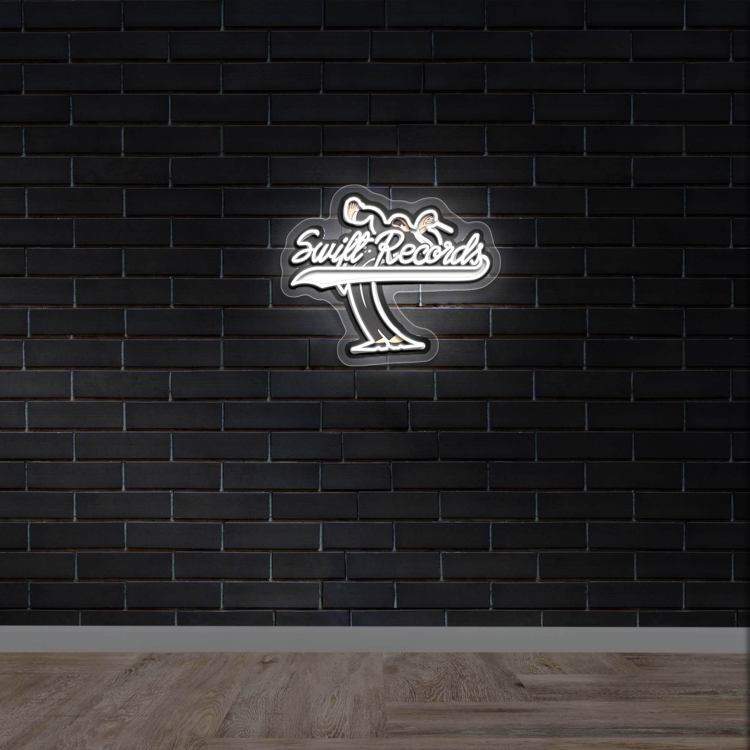 SWIFT RECORDS - Premium Neon Artwork