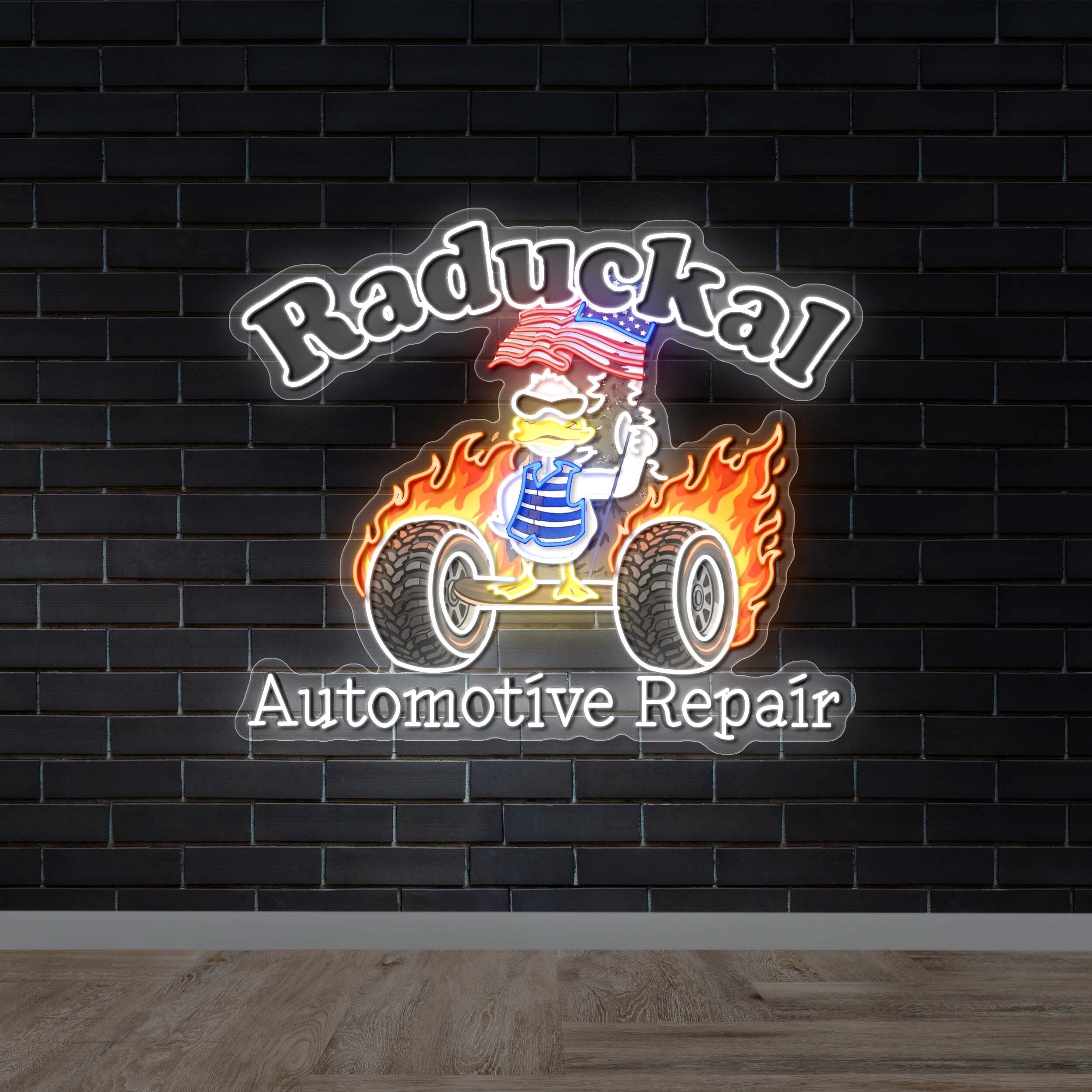 Raduckal Automotive Repair | 2nd Version - Premium Neon Artwork