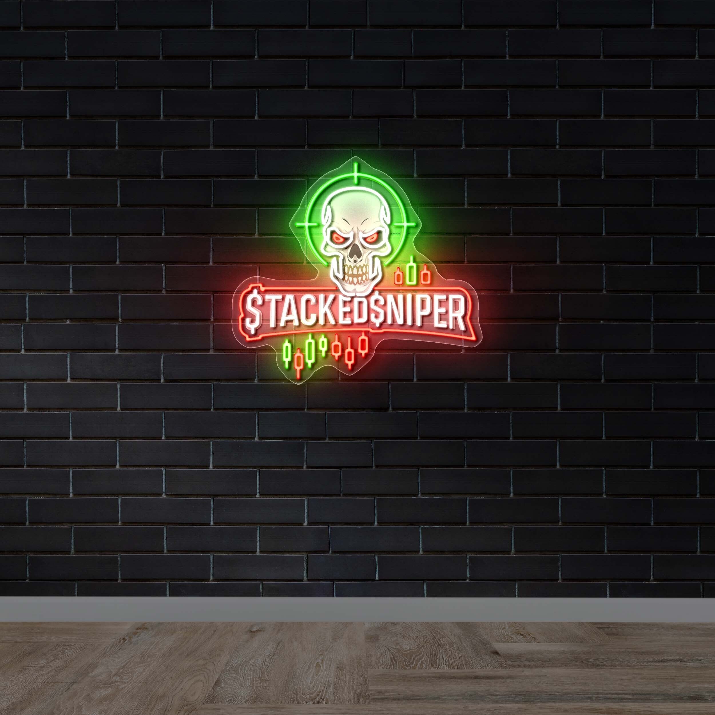 STACKEDSNIPER - Premium Neon Artwork
