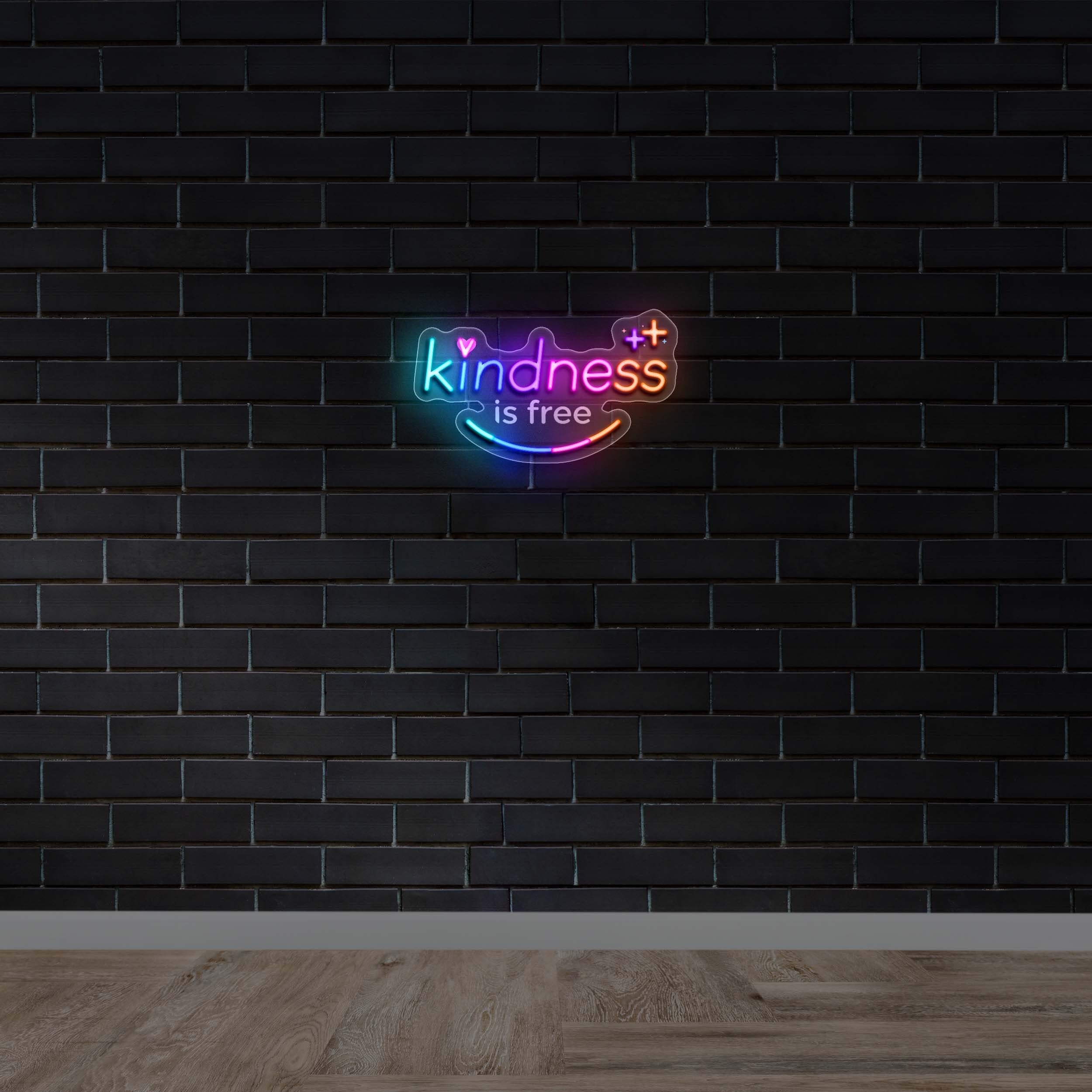Kindness is free - Premium Neon Artwork