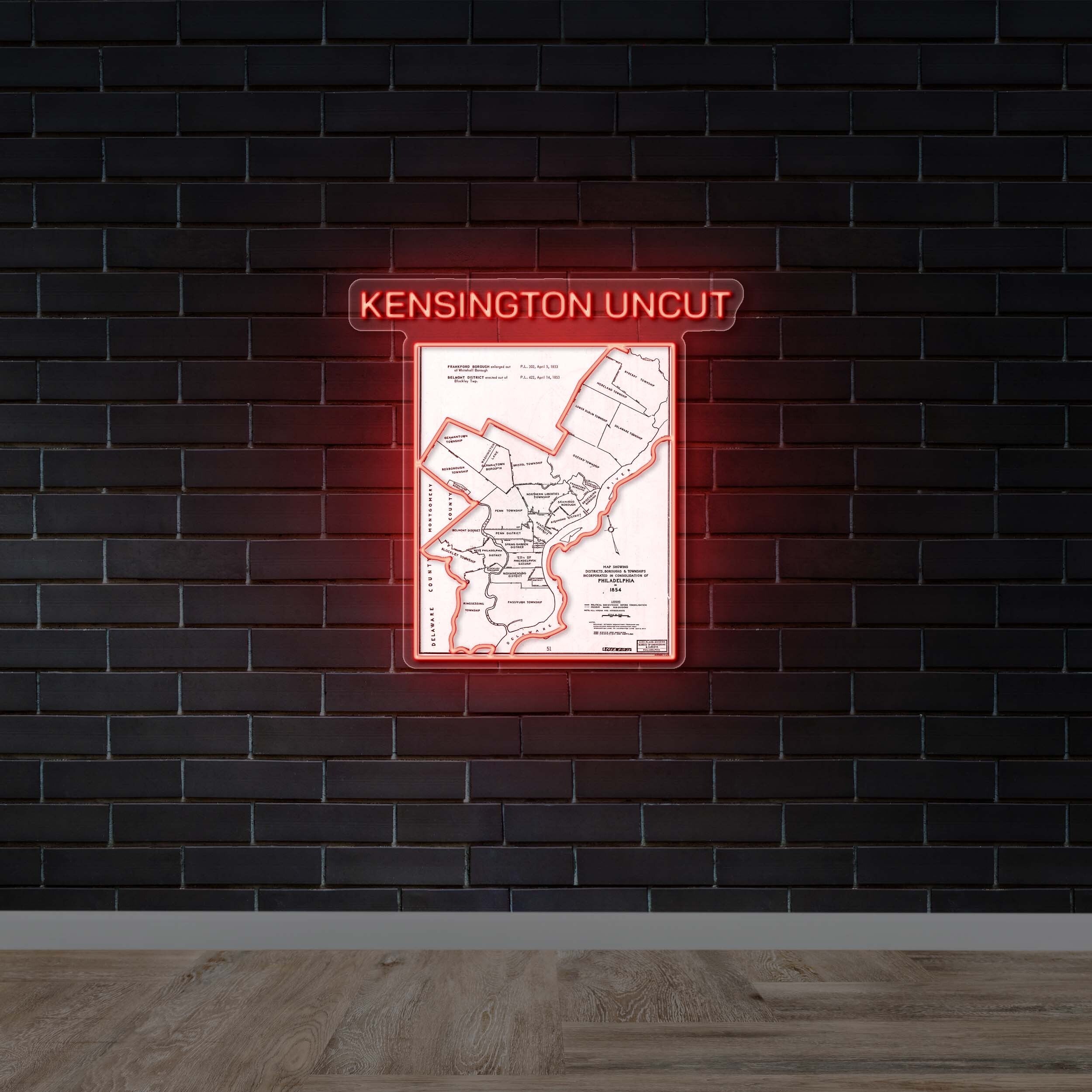 KENSINGTON UNCUT - Premium Neon Artwork
