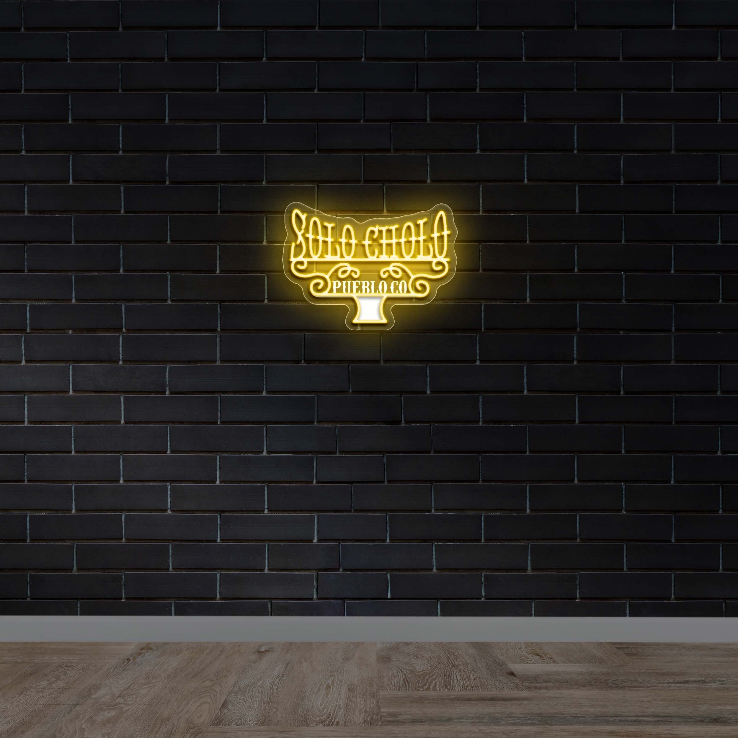 Solo cholo - Premium Neon Artwork
