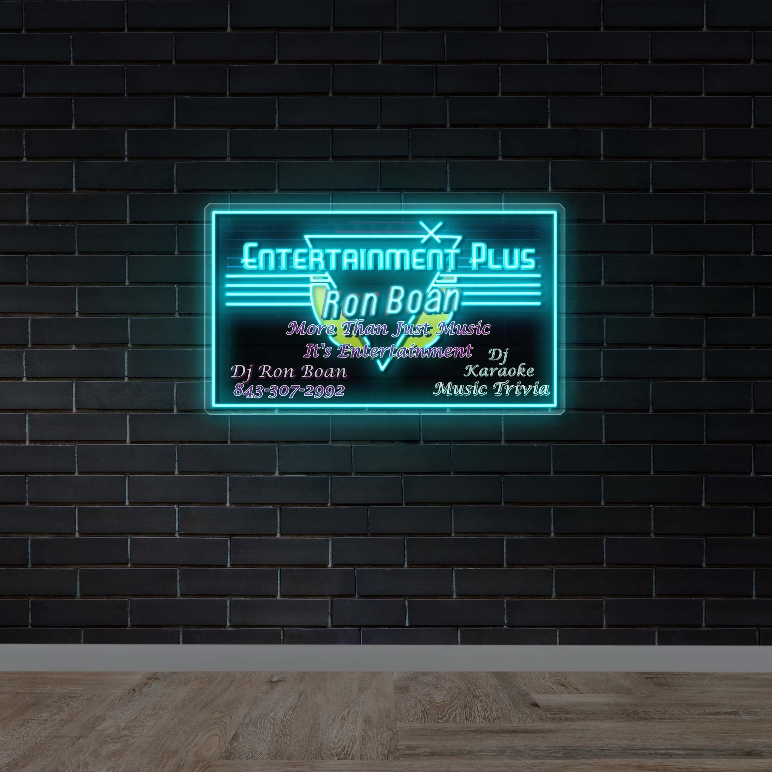 ENTERTAINMENT PLUS - Premium Neon Artwork