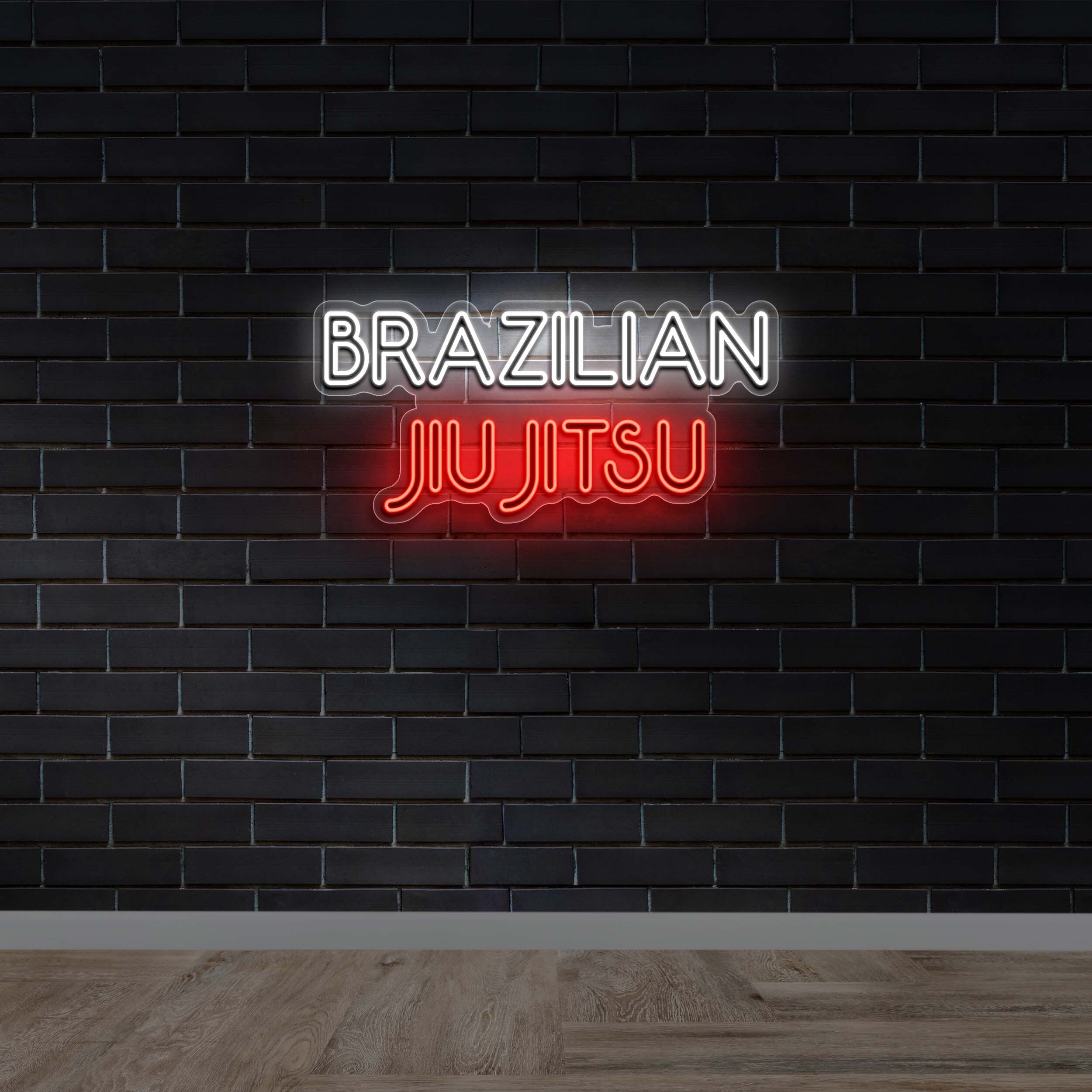 BRAZILIAN JIU JITSU - Premium Neon Artwork