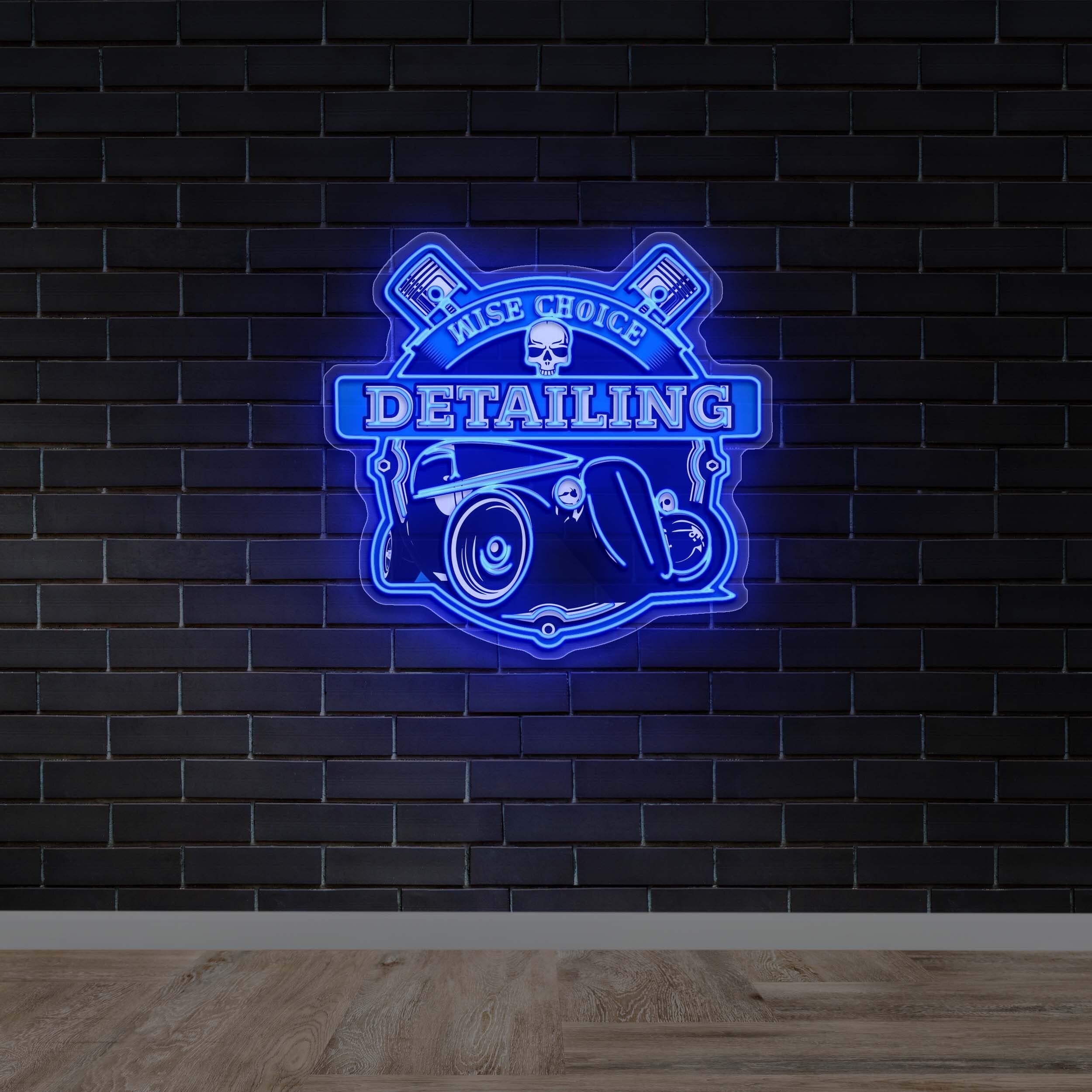 Wise Choice Detailing - Premium Neon Artwork