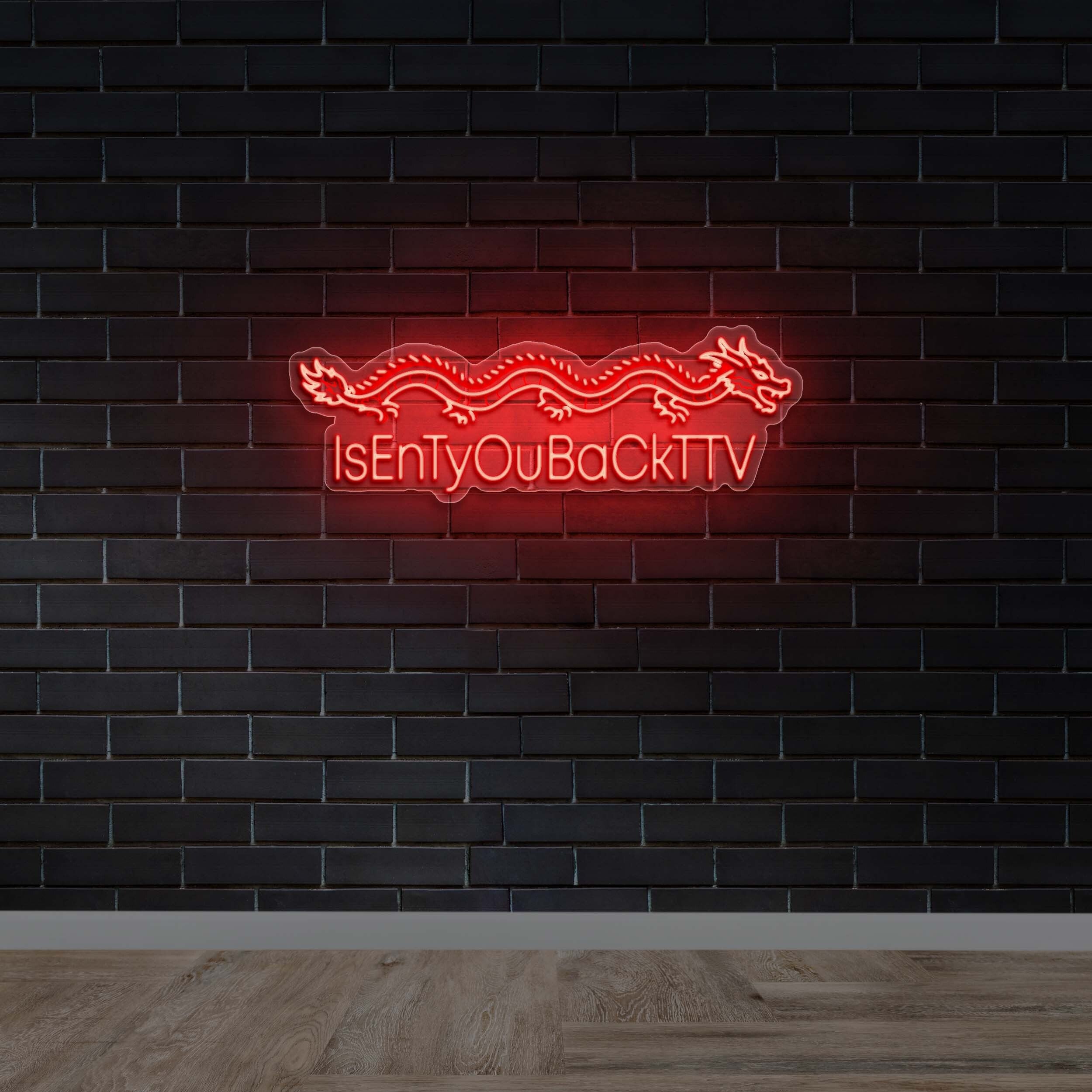 ISENTYOUBACKTTV | 3rd Version - Premium Neon Artwork