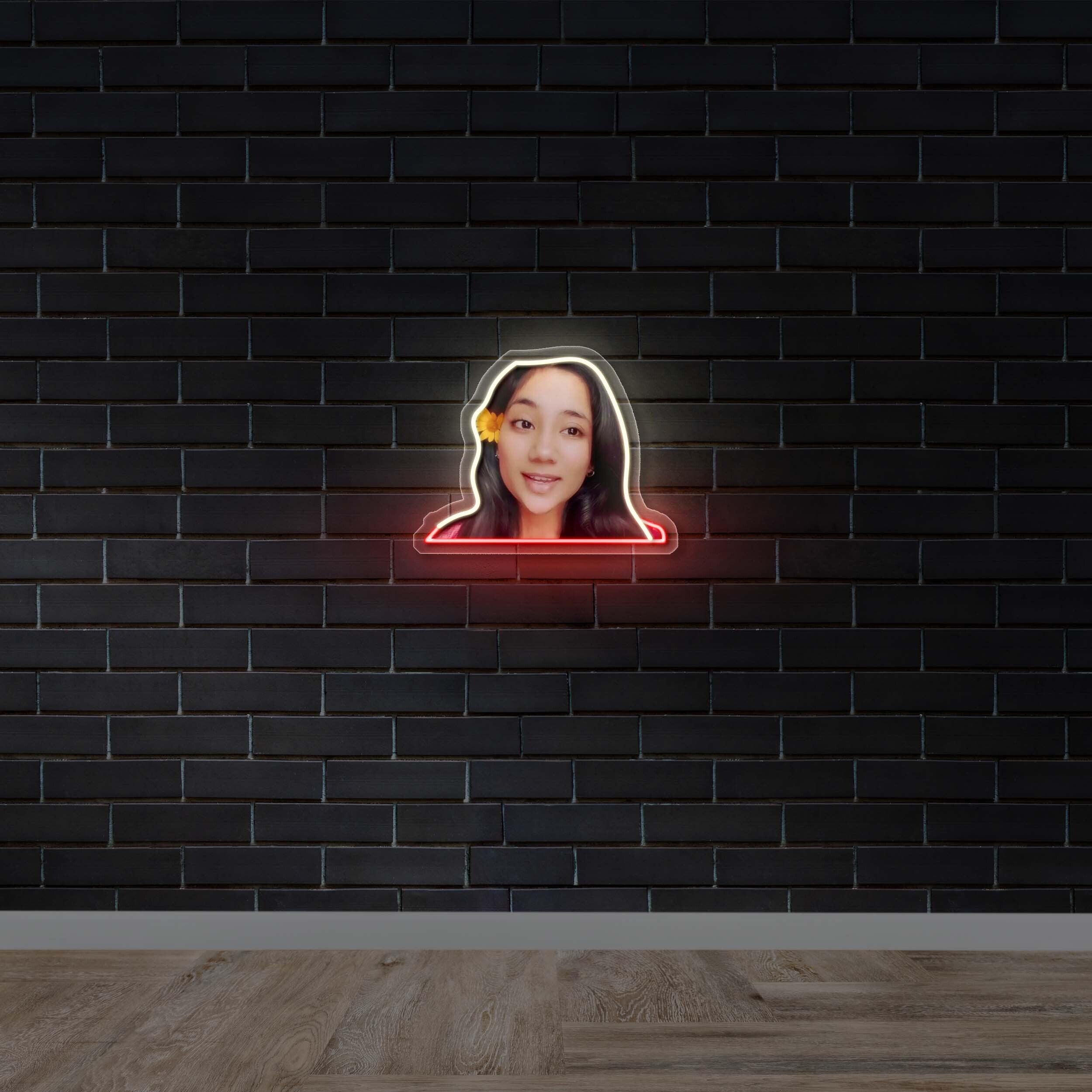 Lady in Neon - Premium Neon Artwork