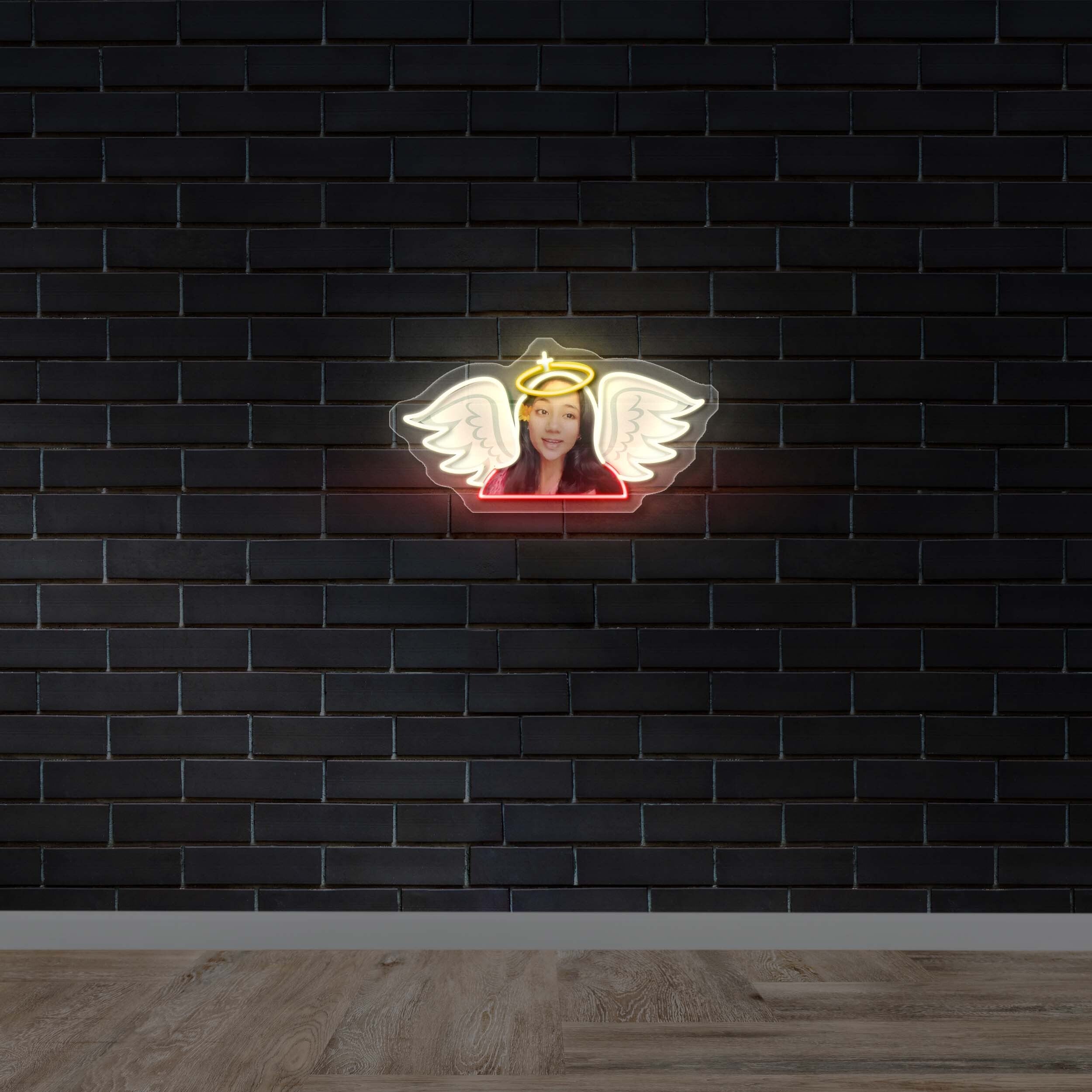Angel Glow - Premium Neon Artwork