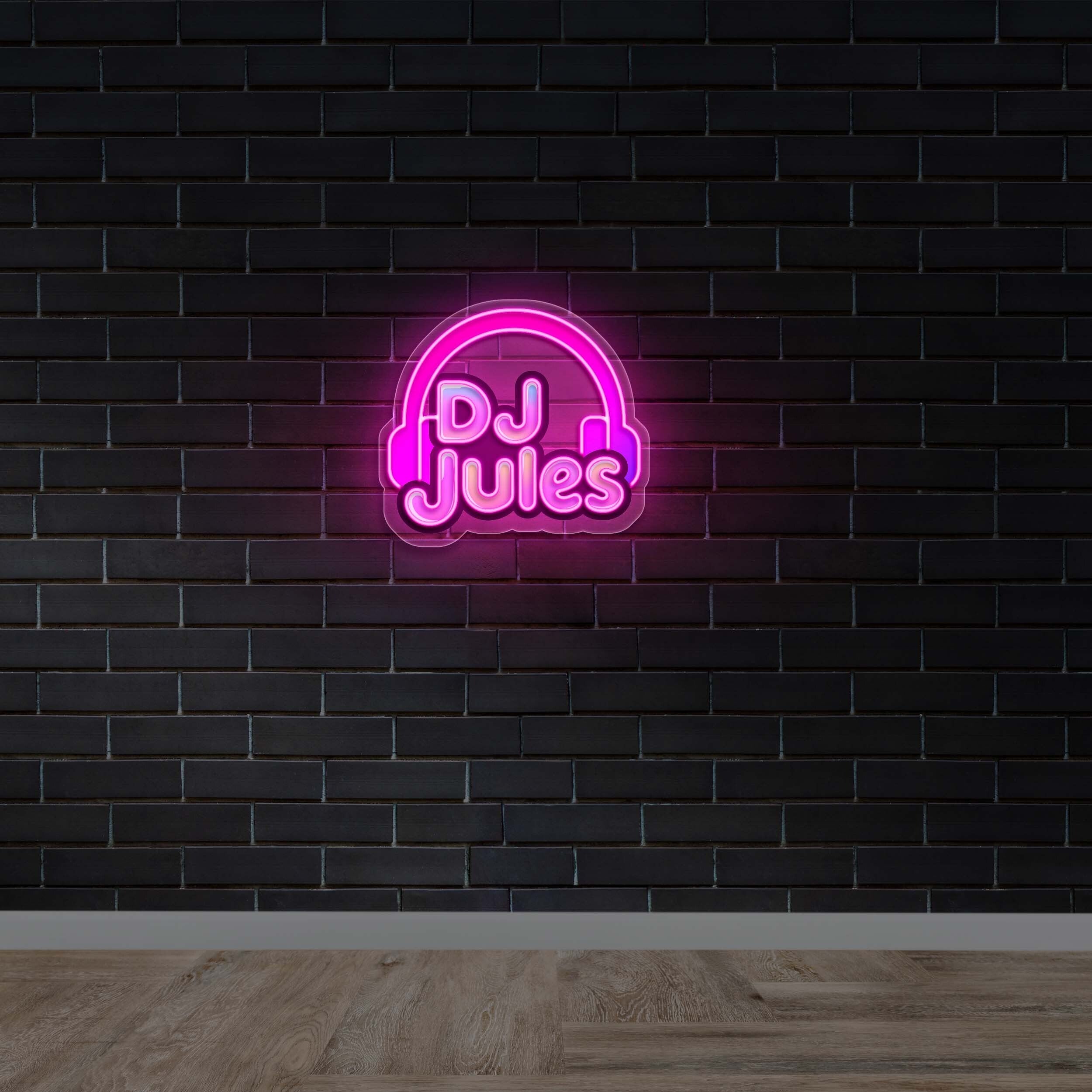 DJ Jules - Premium Neon Artwork
