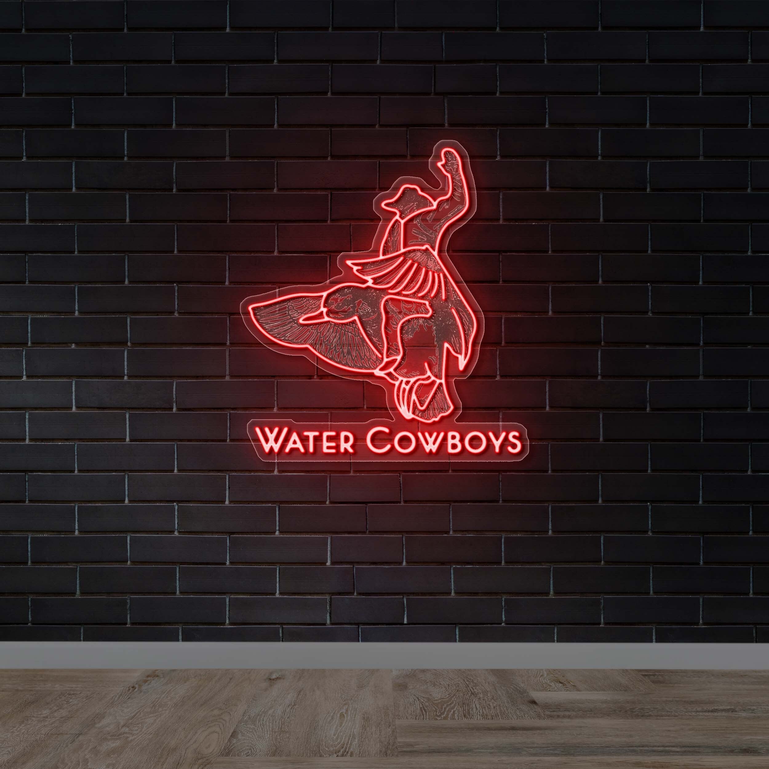 Water Cowboys - Premium Neon Artwork