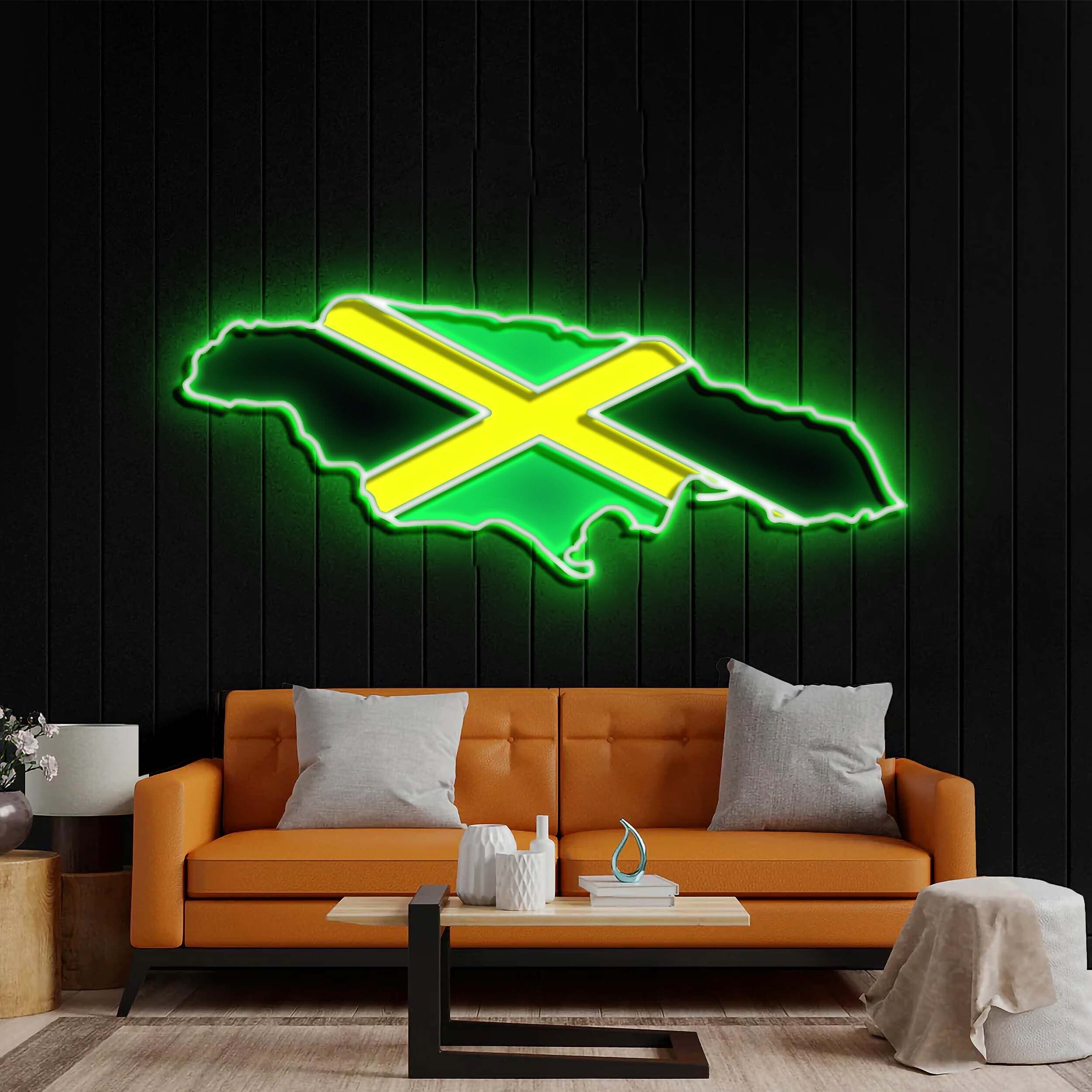 Green Island - Premium Neon Artwork