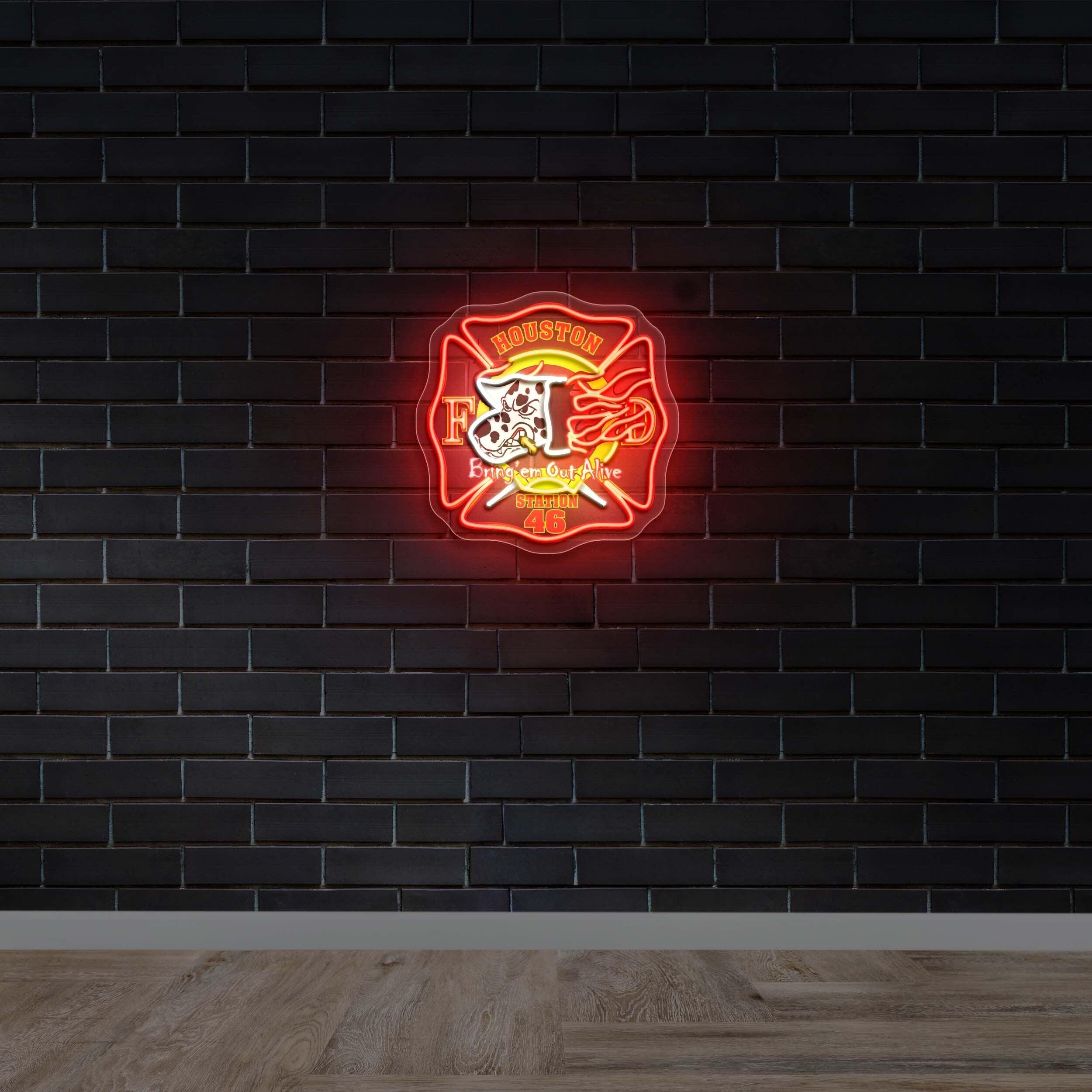 HOUSTON STATION - Premium Neon Artwork