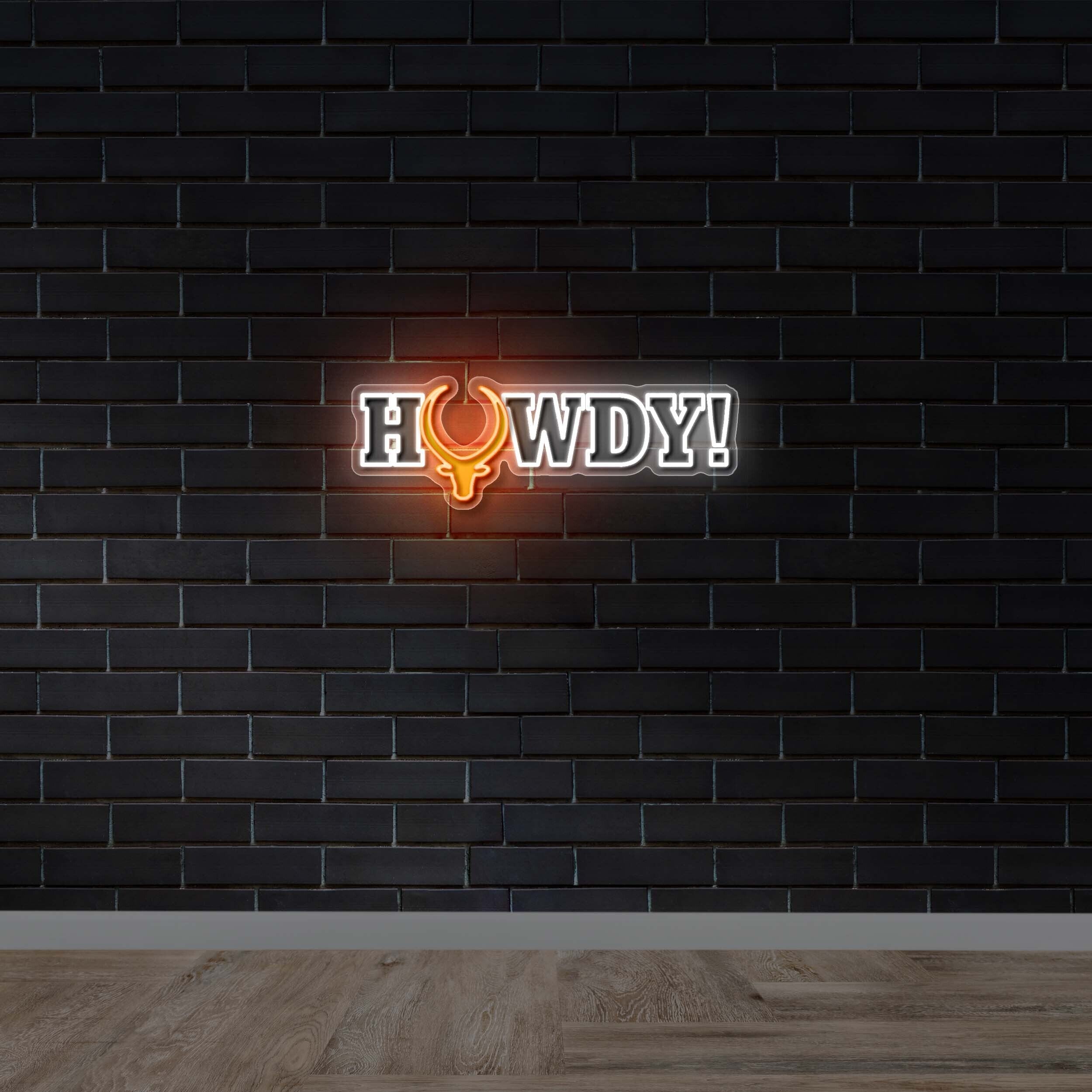 HOWDY - Premium Neon Artwork