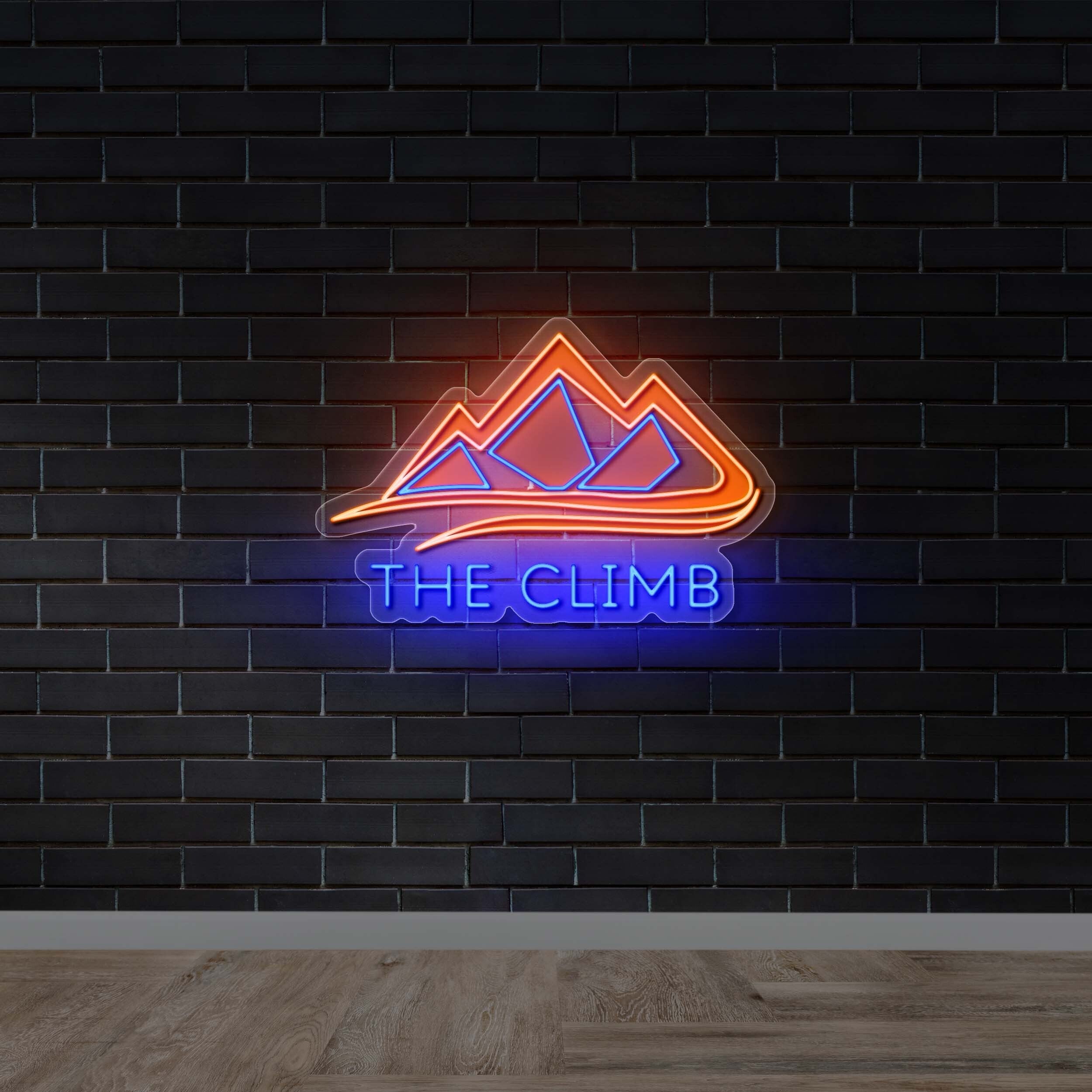 THE CLIMB | 3rd version - Premium Neon Artwork