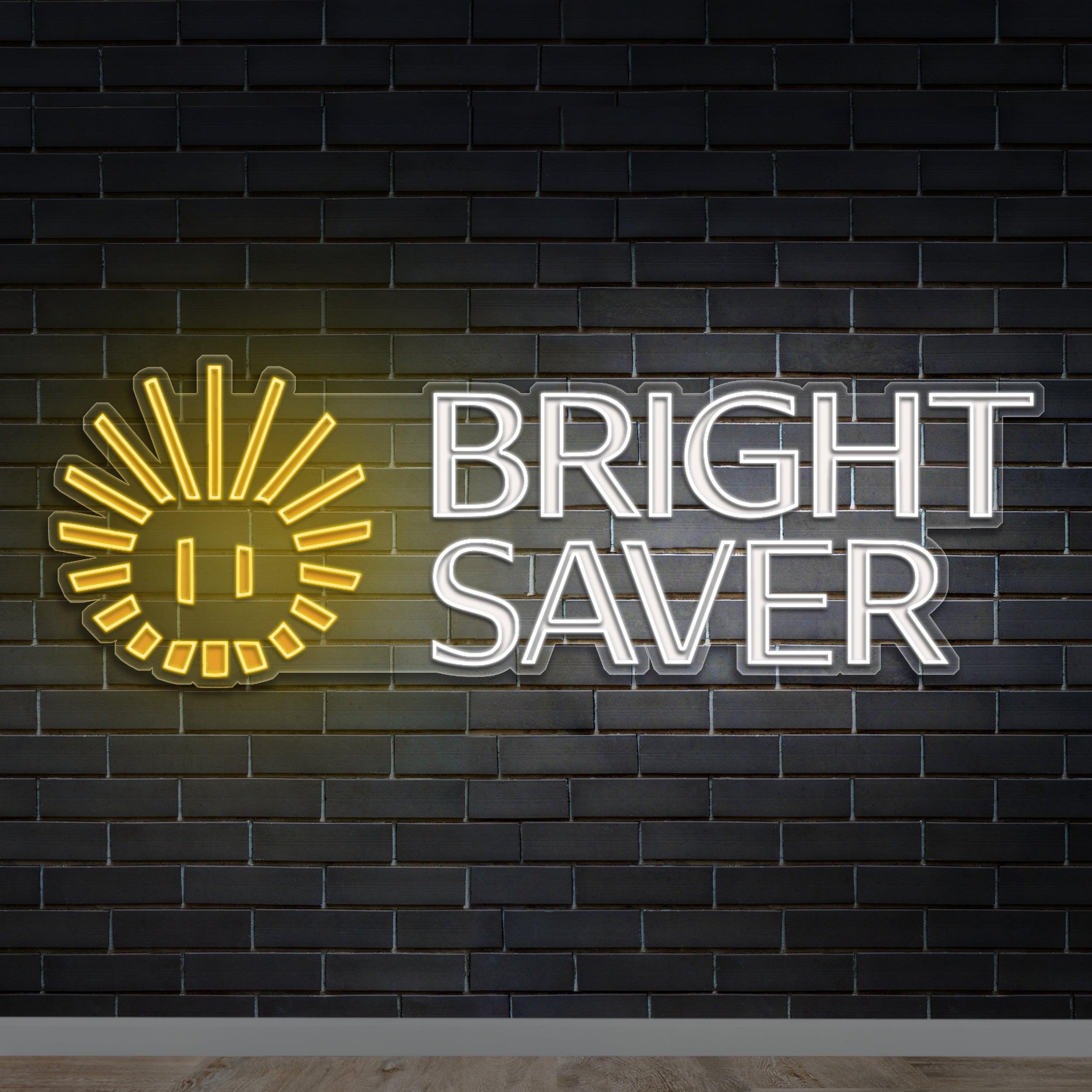 BRIGHT SAVER - Premium Neon Artwork