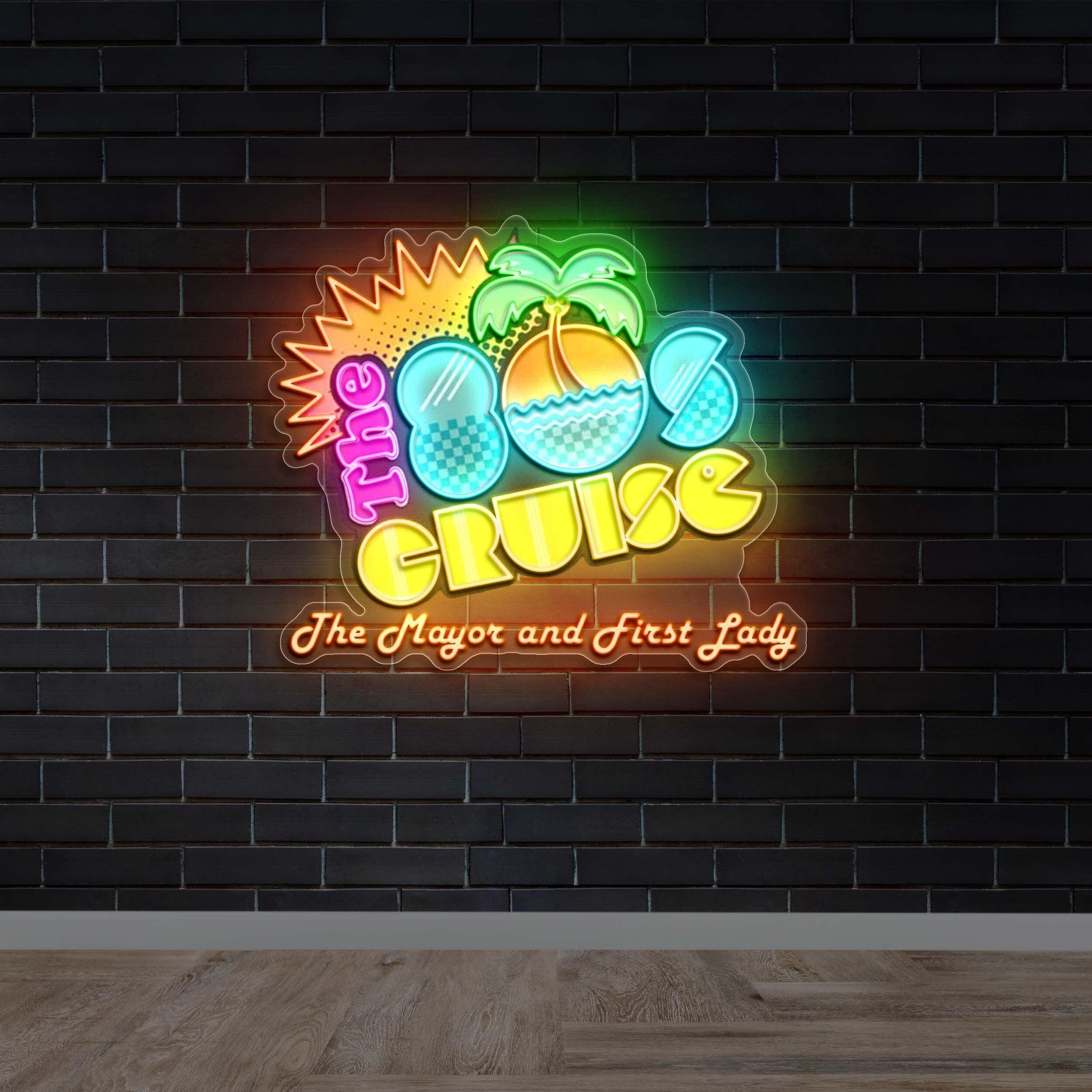 The 80s Cruise - Premium Neon Artwork