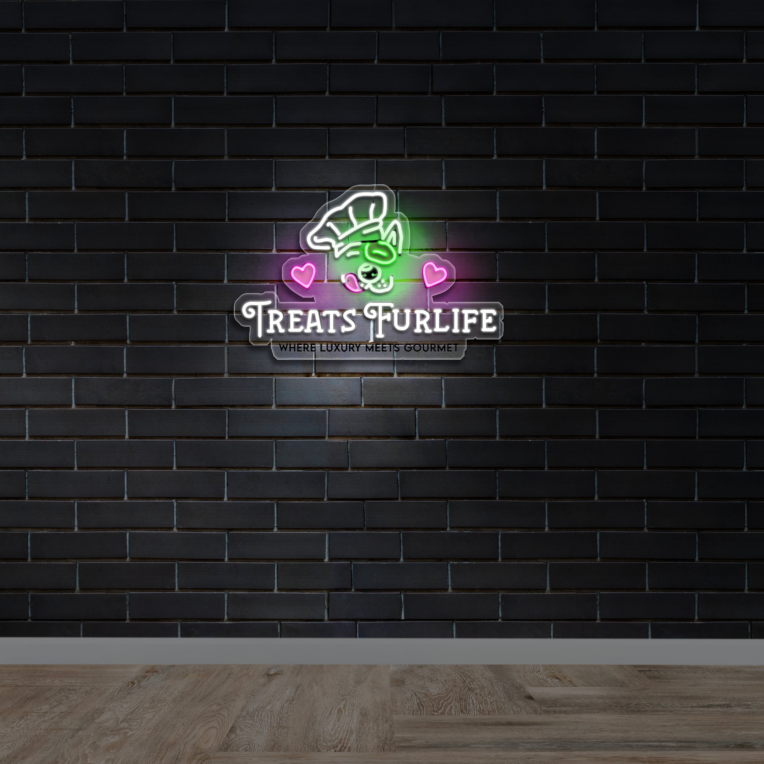 Treats Furlife - Premium Neon Artwork