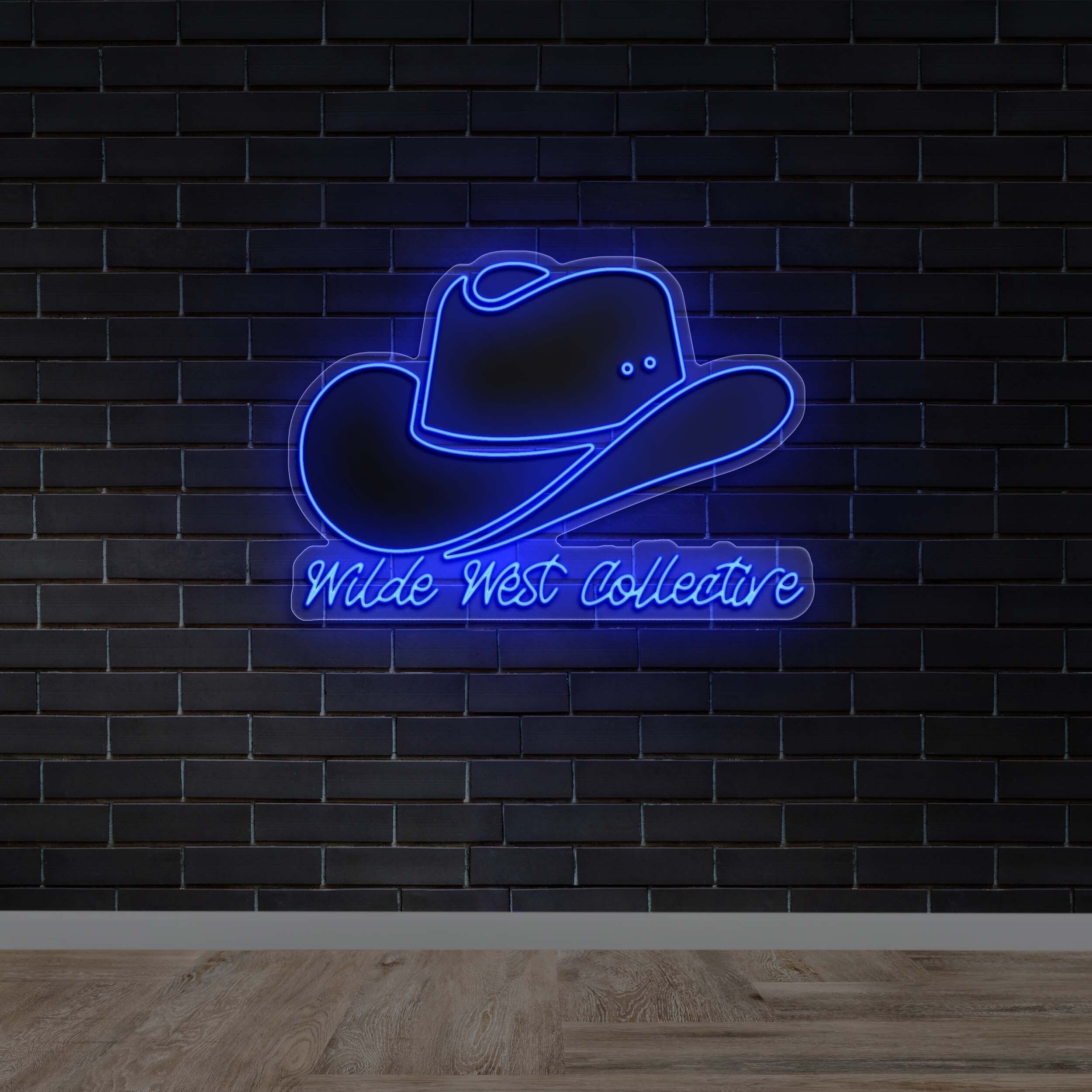 Wilde West Collective Hat (version 2) – Premium Neon Artwork