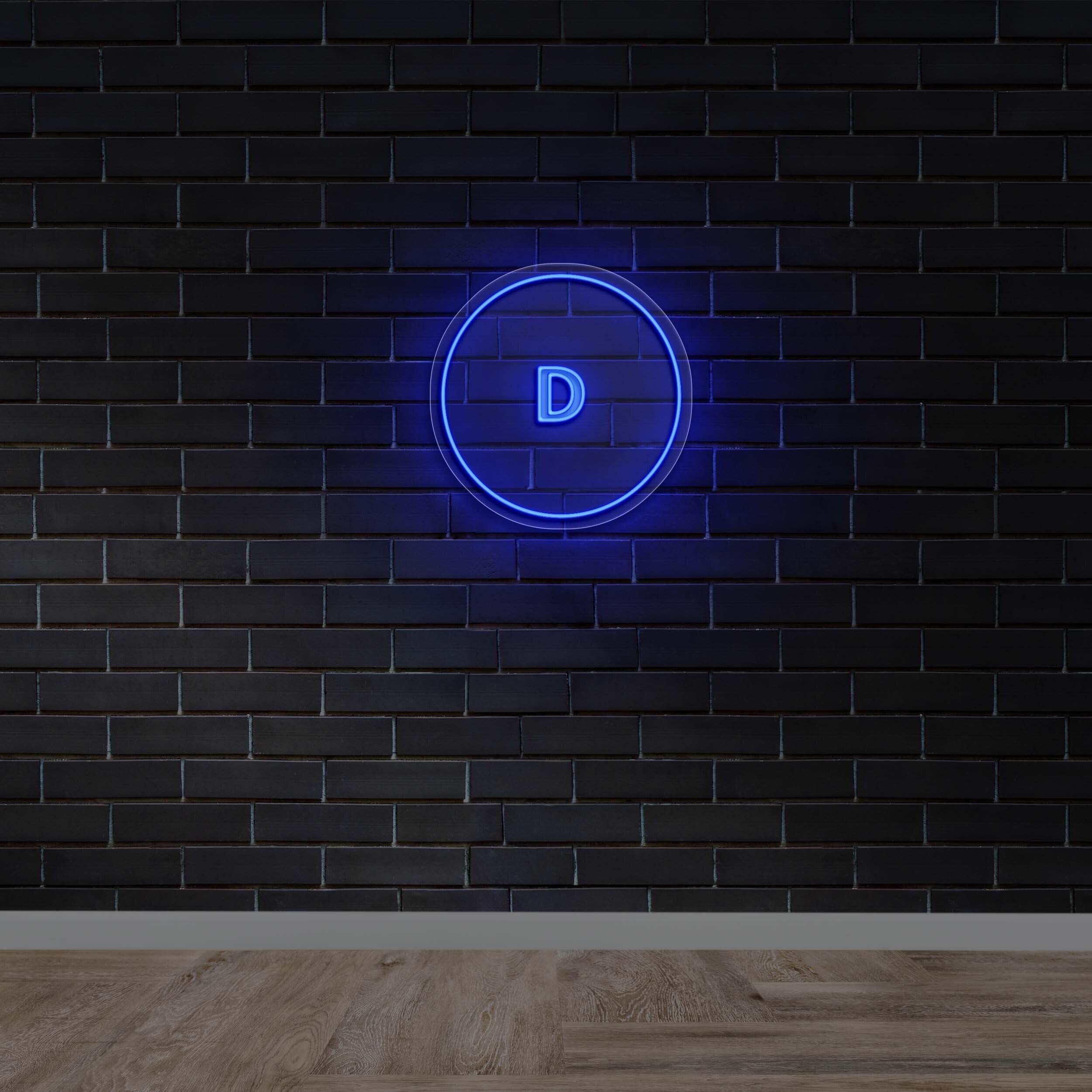 D - Premium Neon Artwork