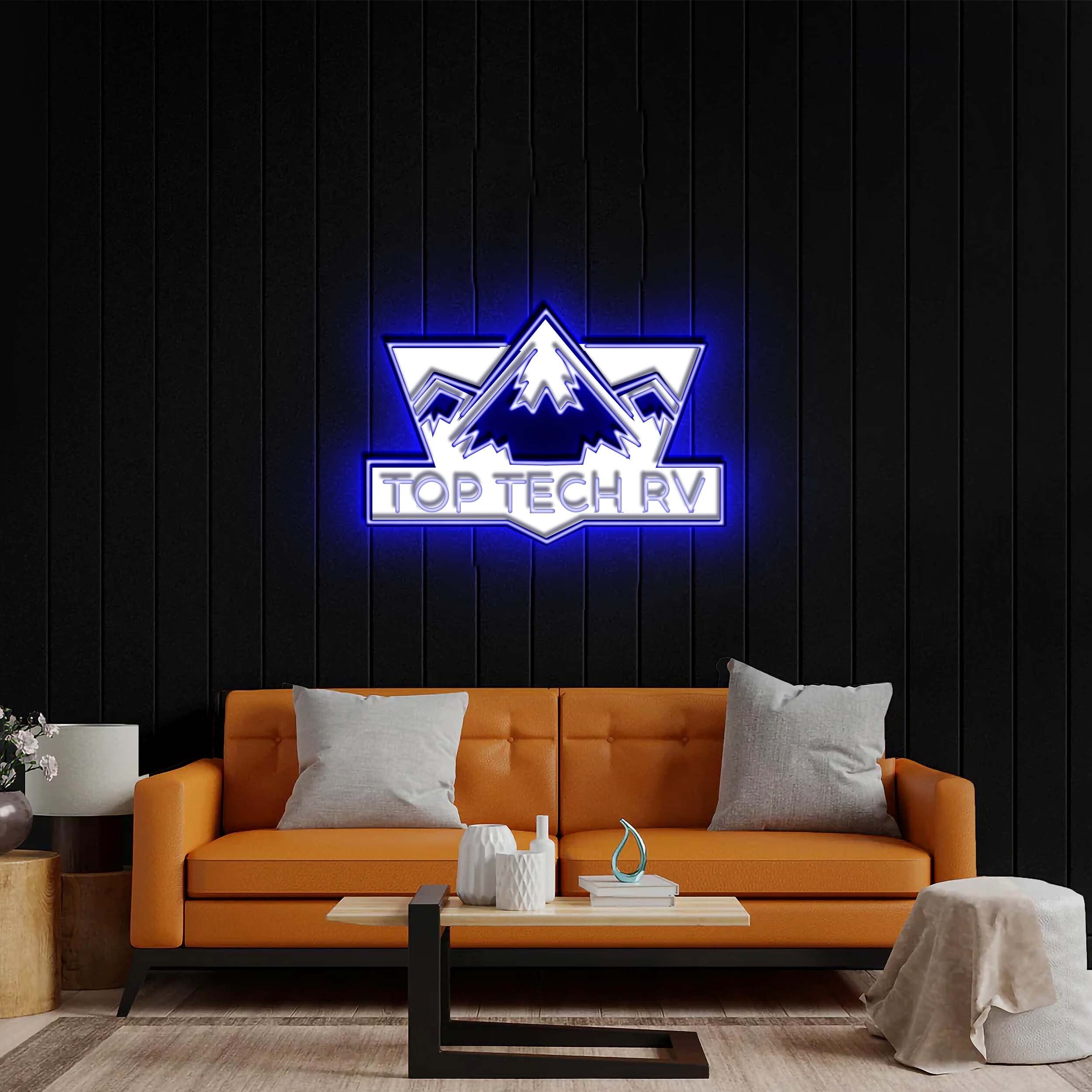 TOP TECH RV - Premium Neon Artwork