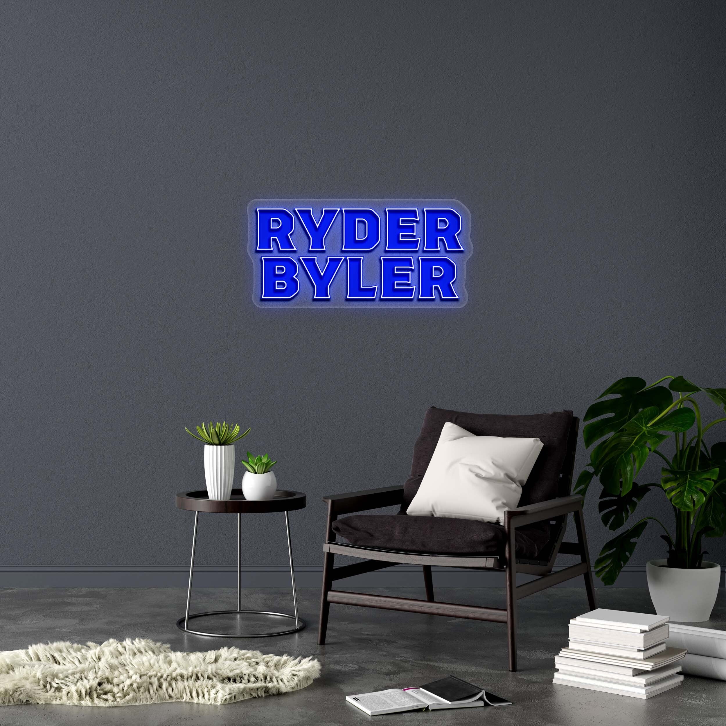 RYDER BYLER - Premium Neon Artwork