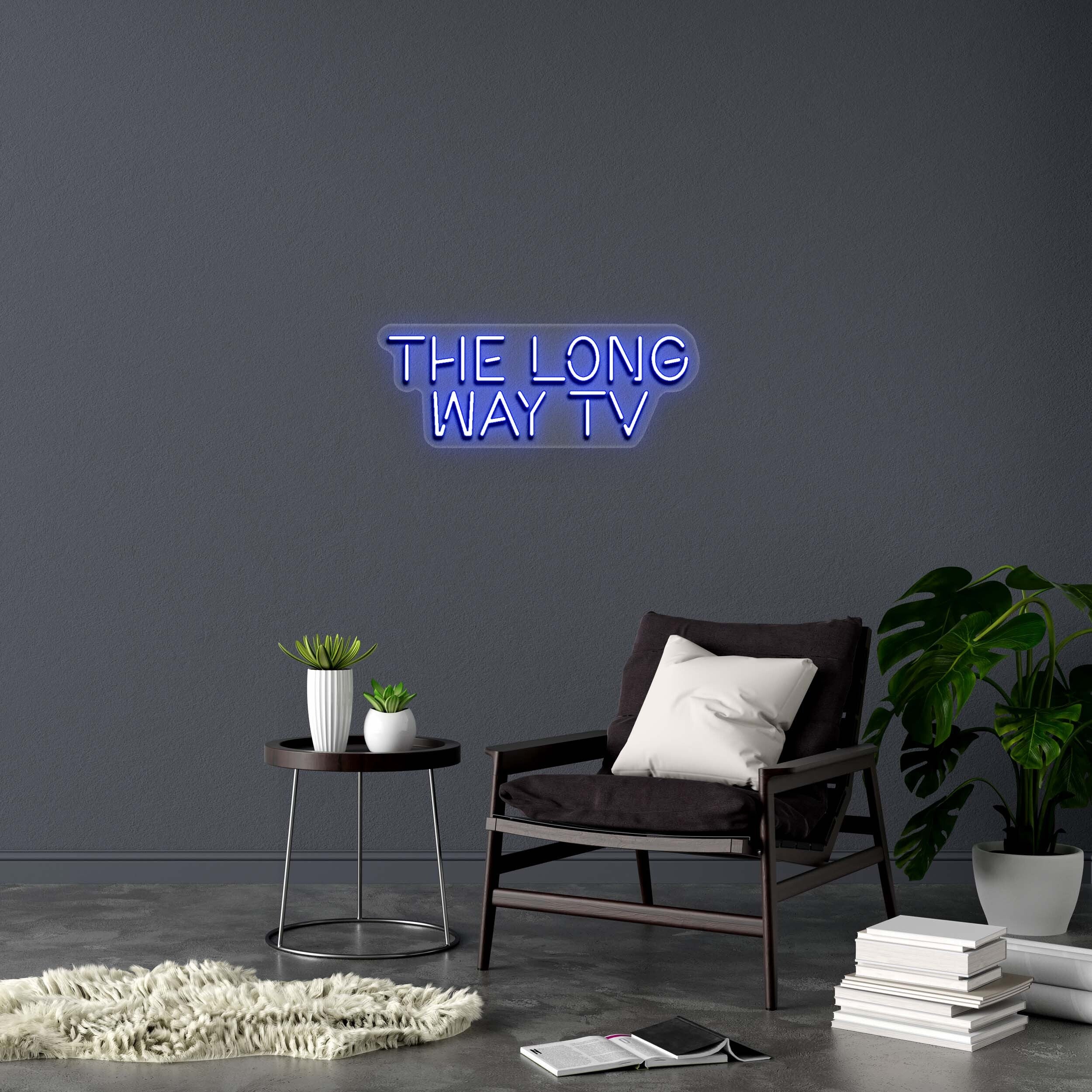 THE LONG WAY TV - Premium Neon Artwork