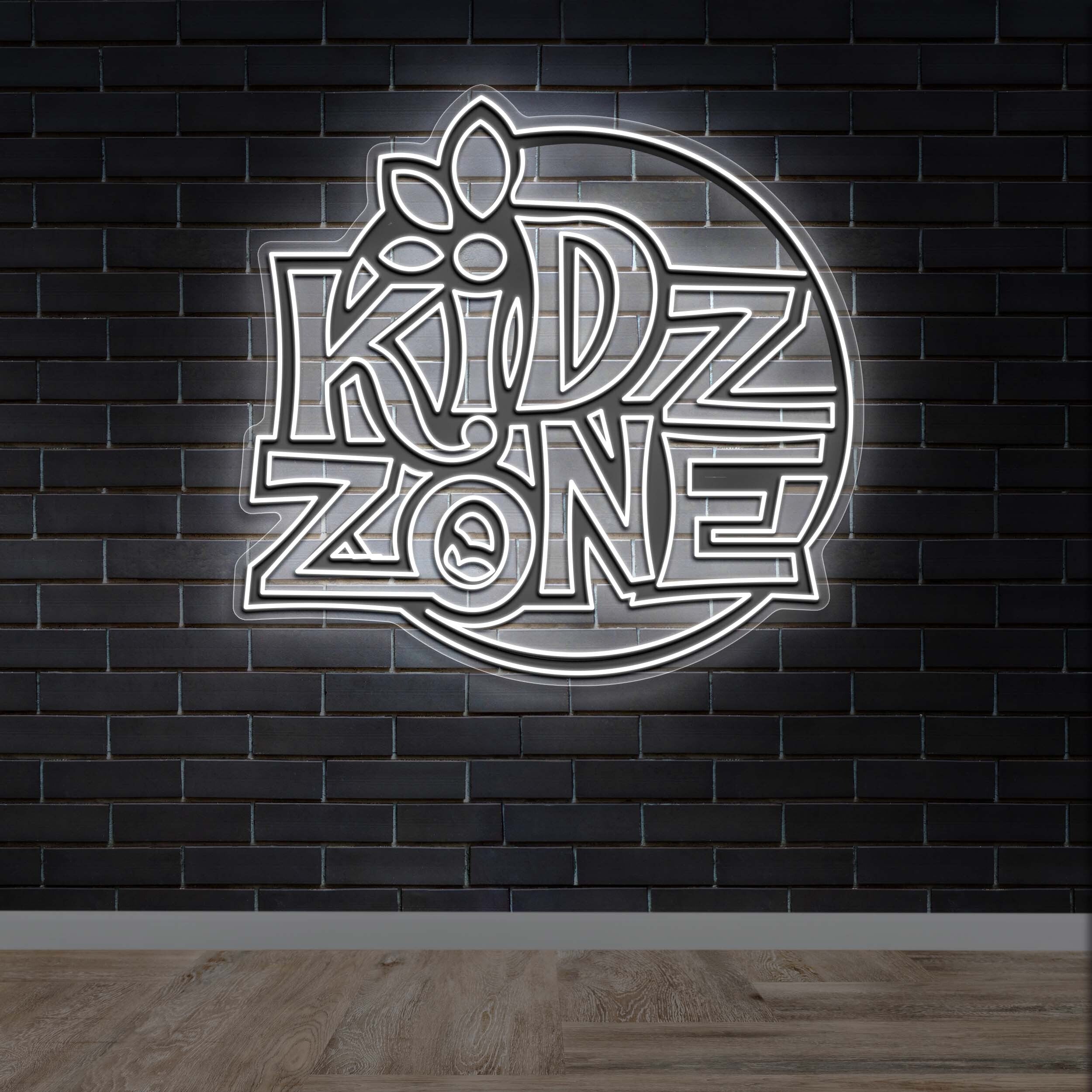 Kidz Zone - Premium Neon Artwork