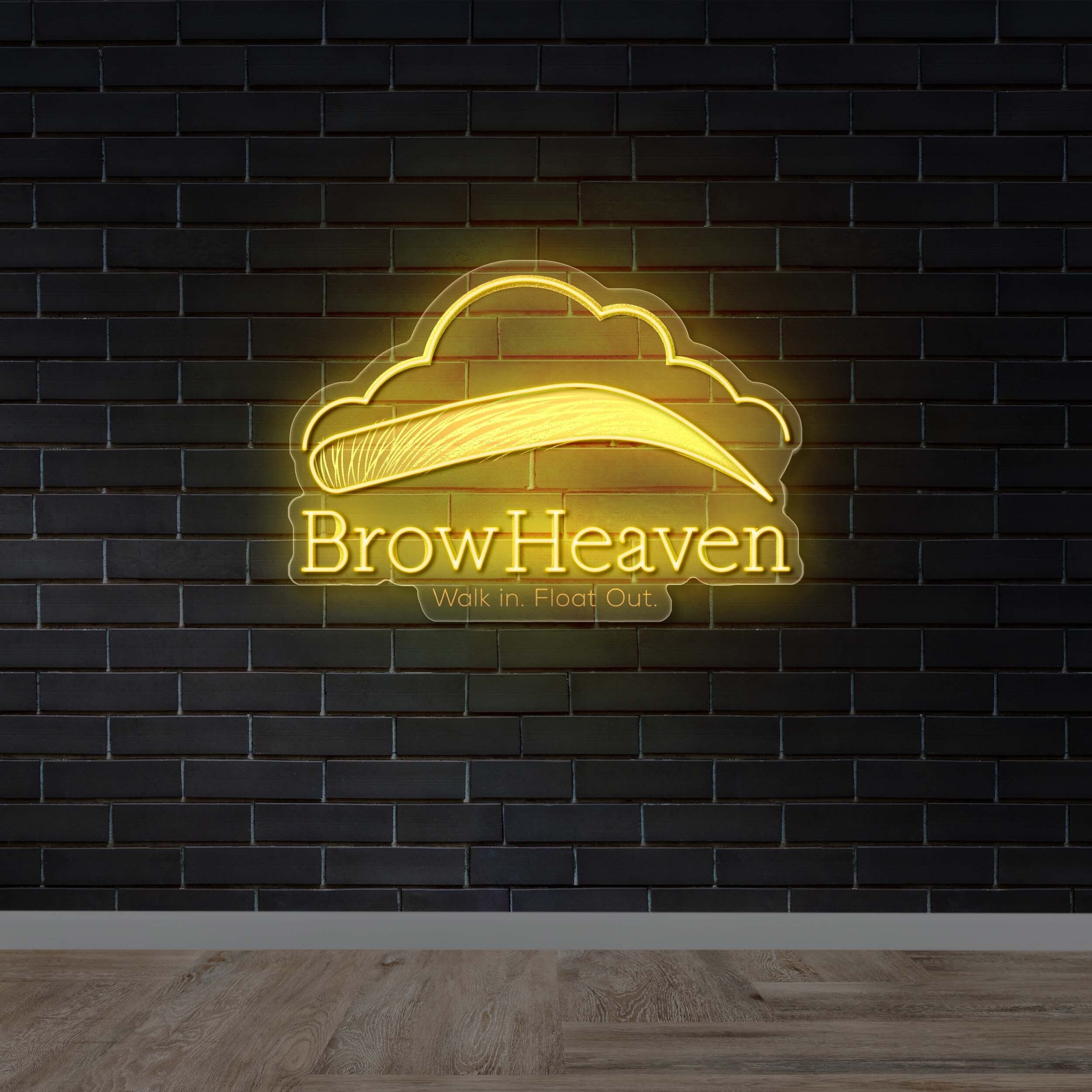 Brow Heaven - Premium Neon Artwork