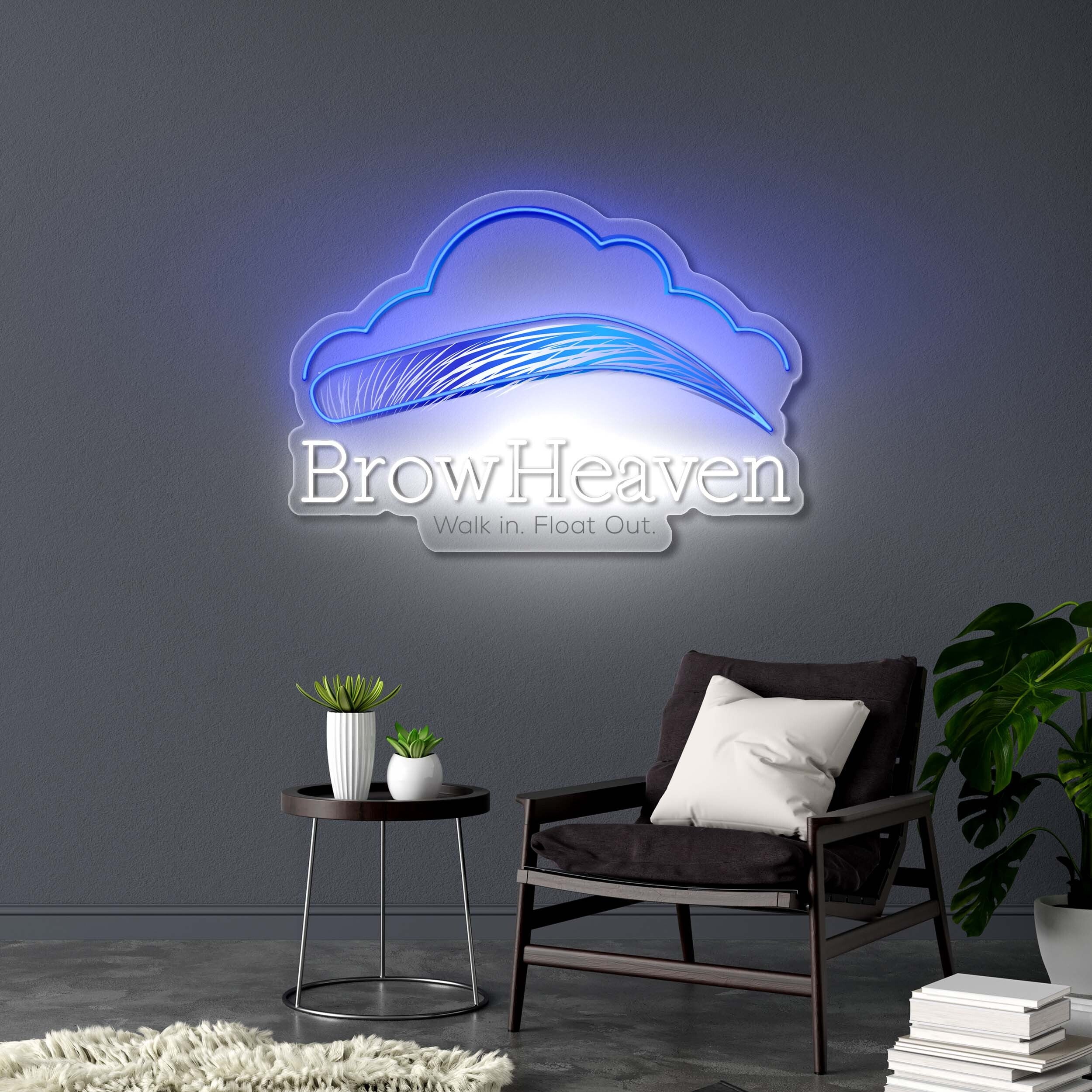 Brow Heaven - Premium Neon Artwork