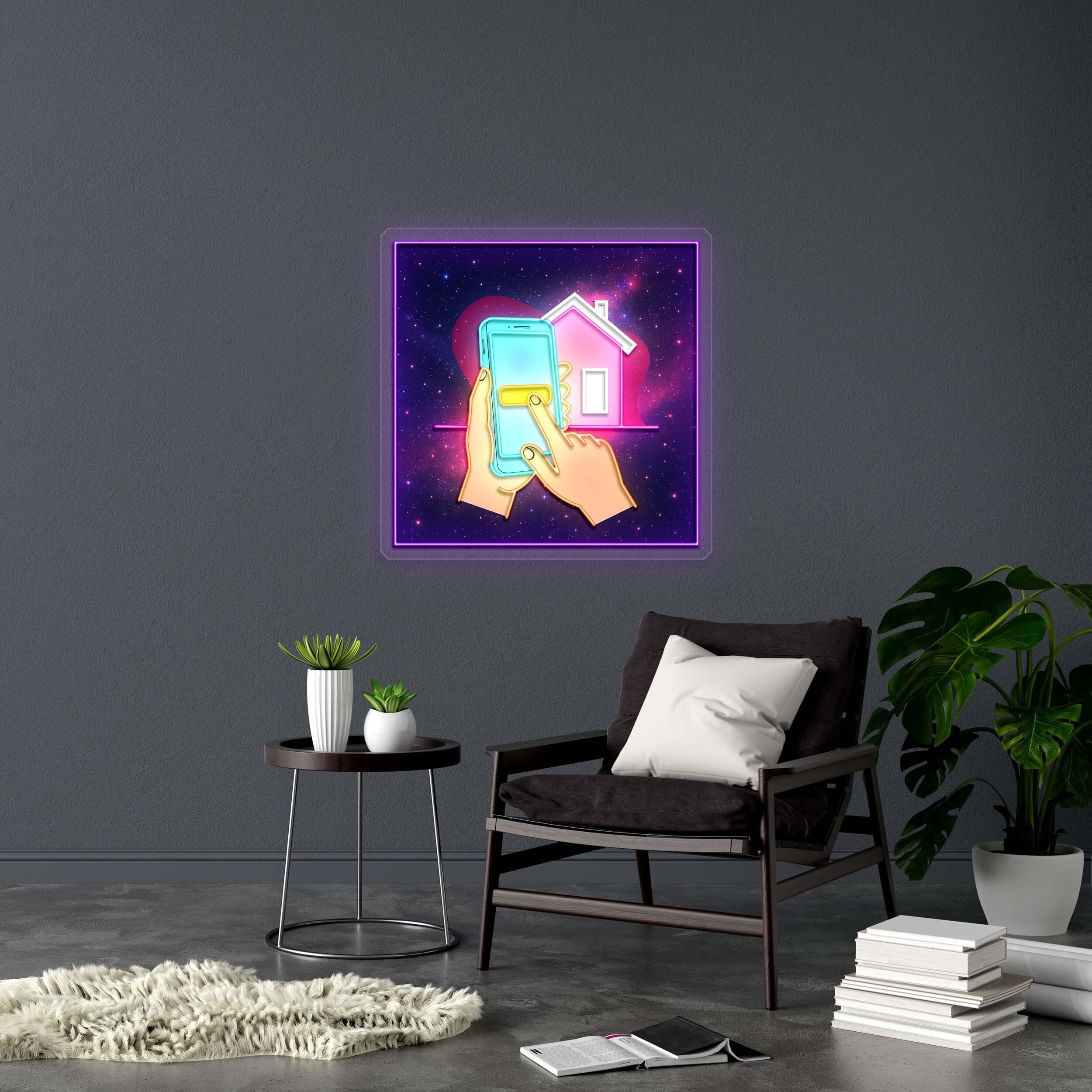 Radiant Access - Premium Neon Artwork