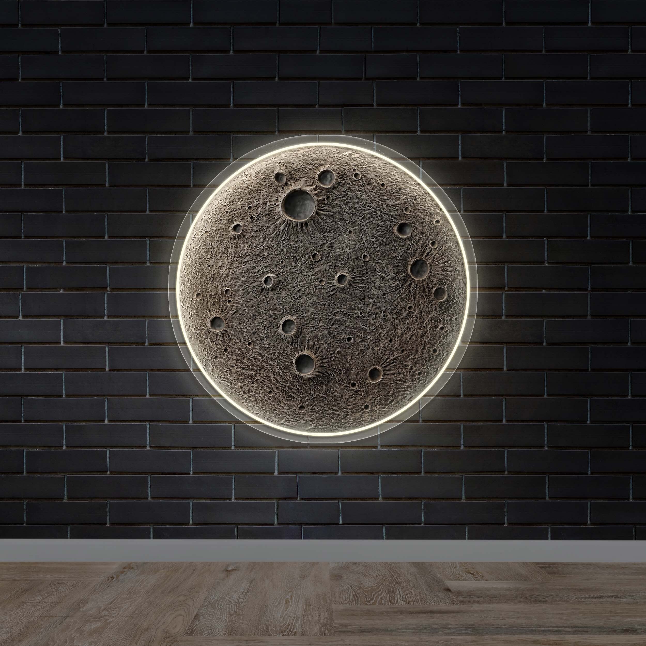 Moon - Premium Neon Artwork