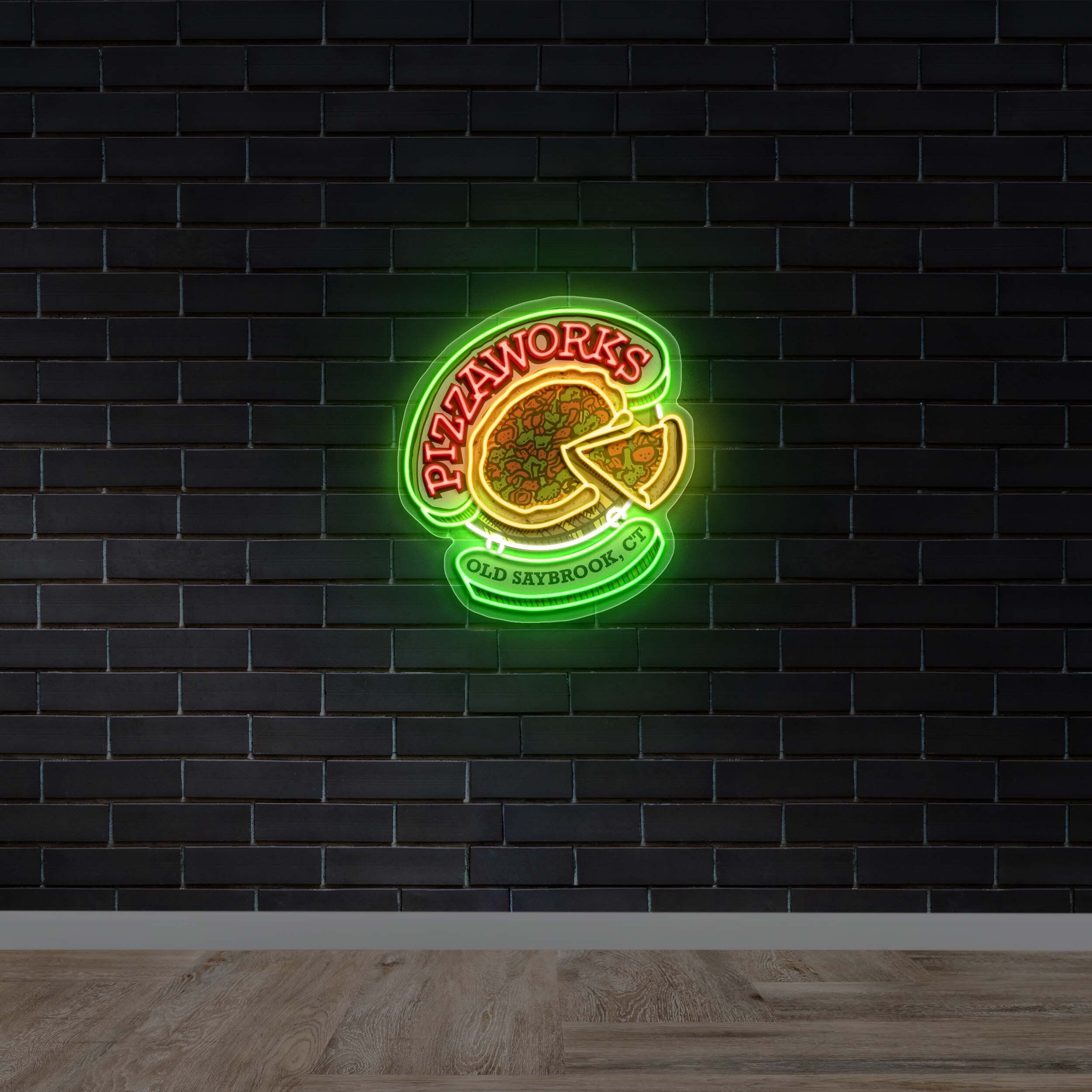 PIZZAWORKS - Premium Neon Artwork