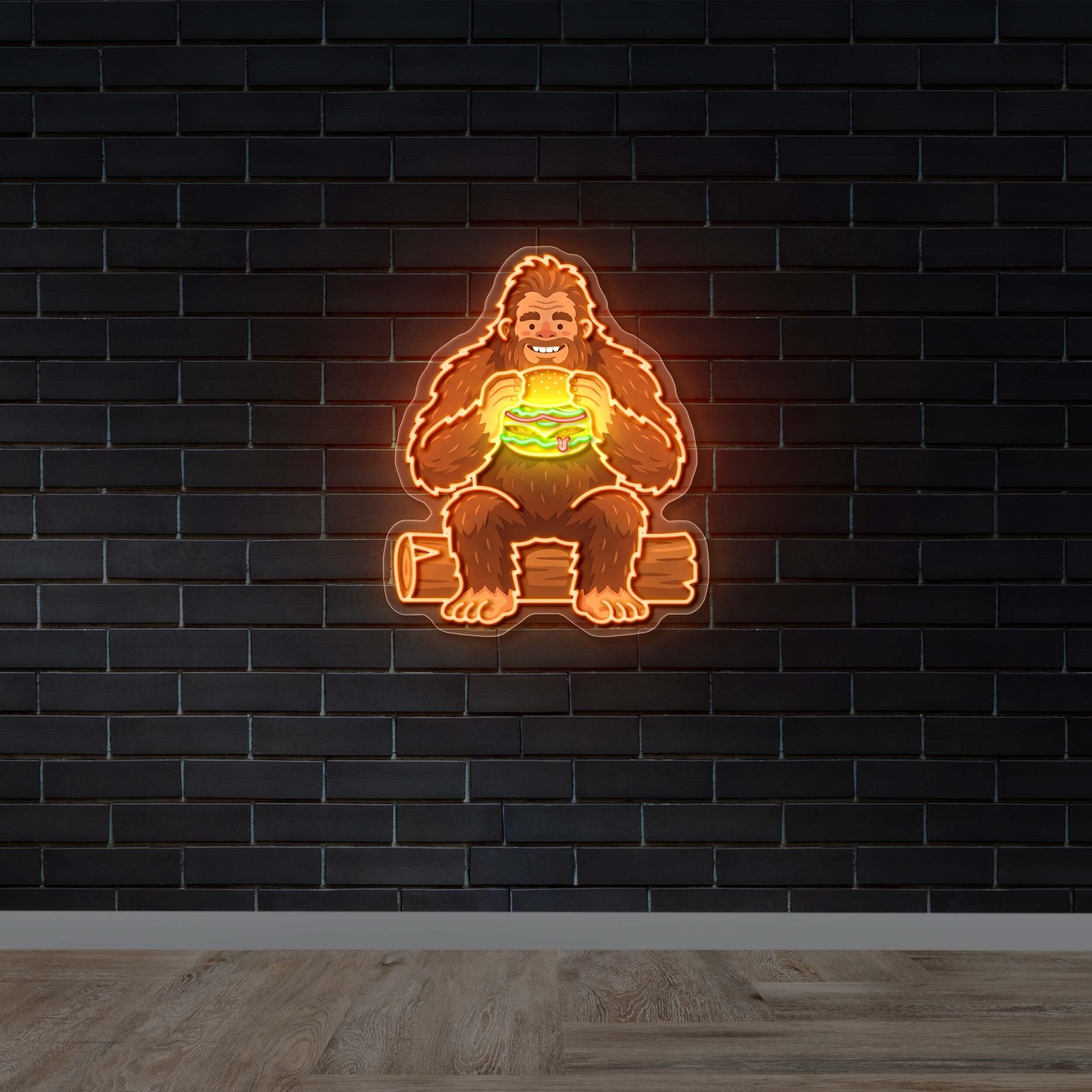 Bigfoot - Premium Neon Artwork
