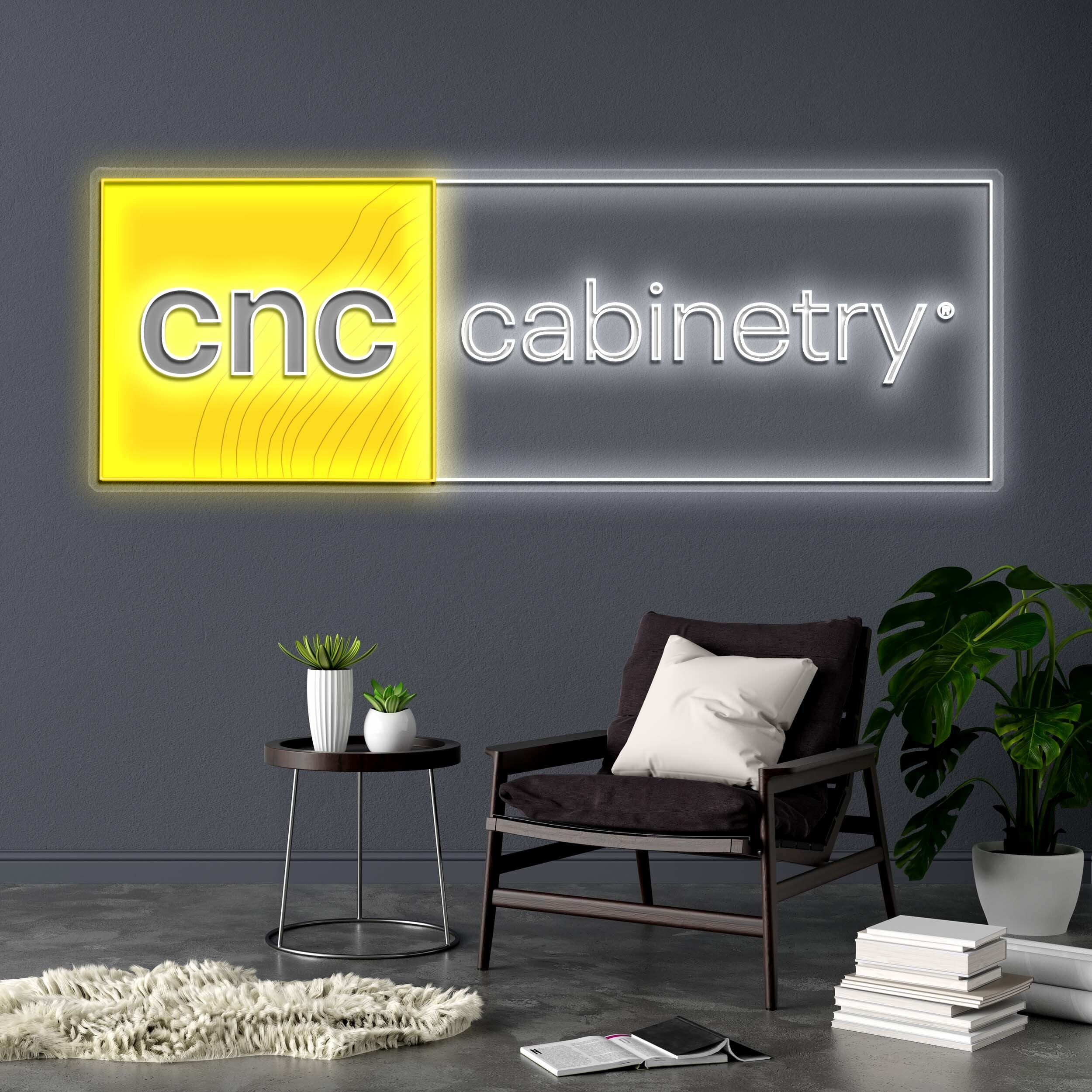 CNC Cabinetry - Premium Neon Artwork